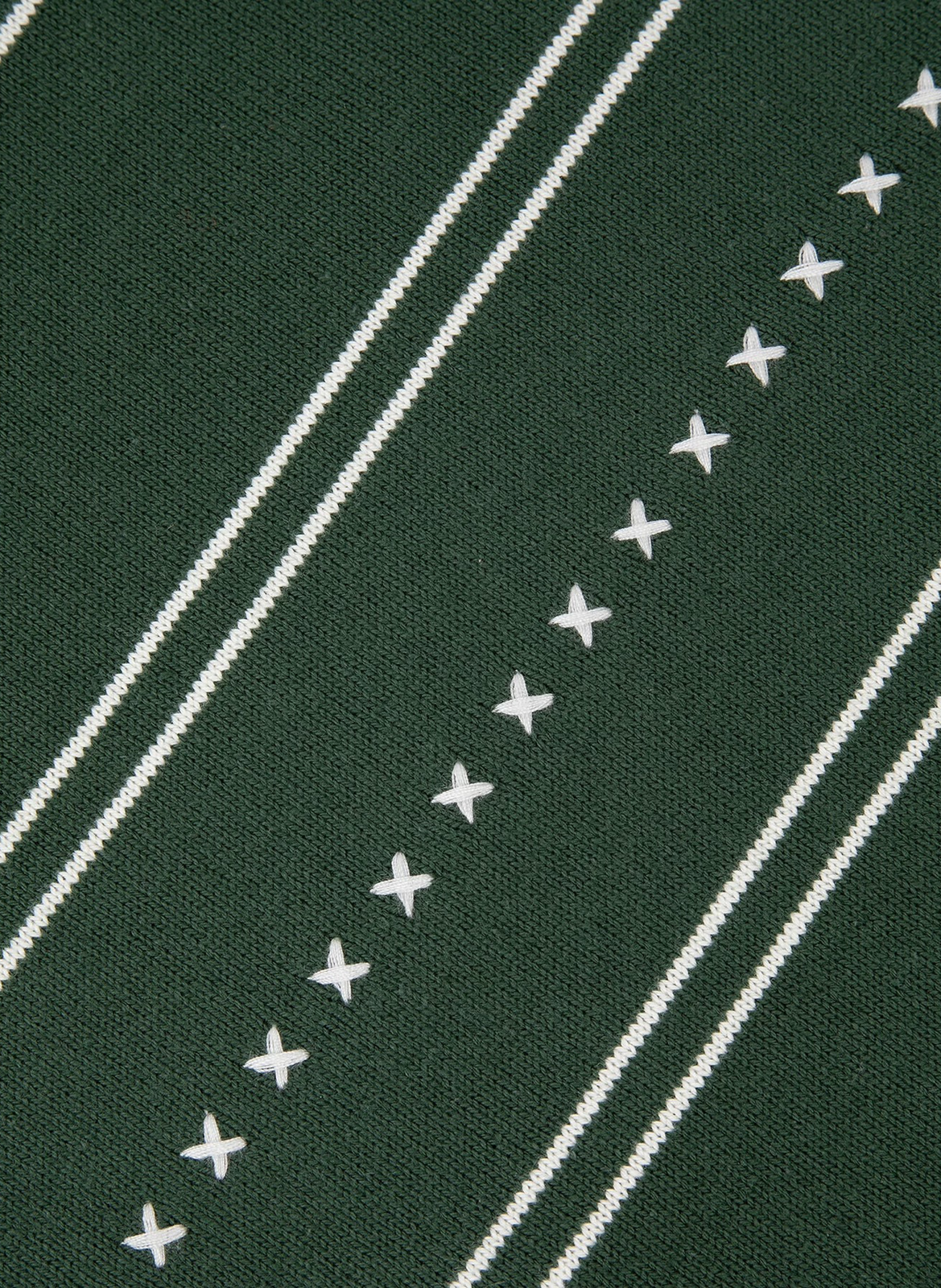 Patterned cotton polo shirt MAISON LABICHE Green