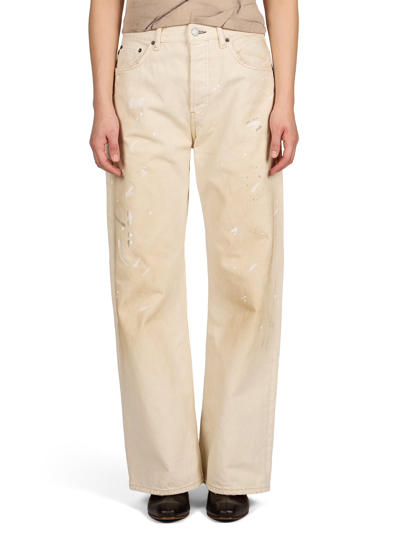 Pantaloni larghi con macchie ACNE STUDIOS