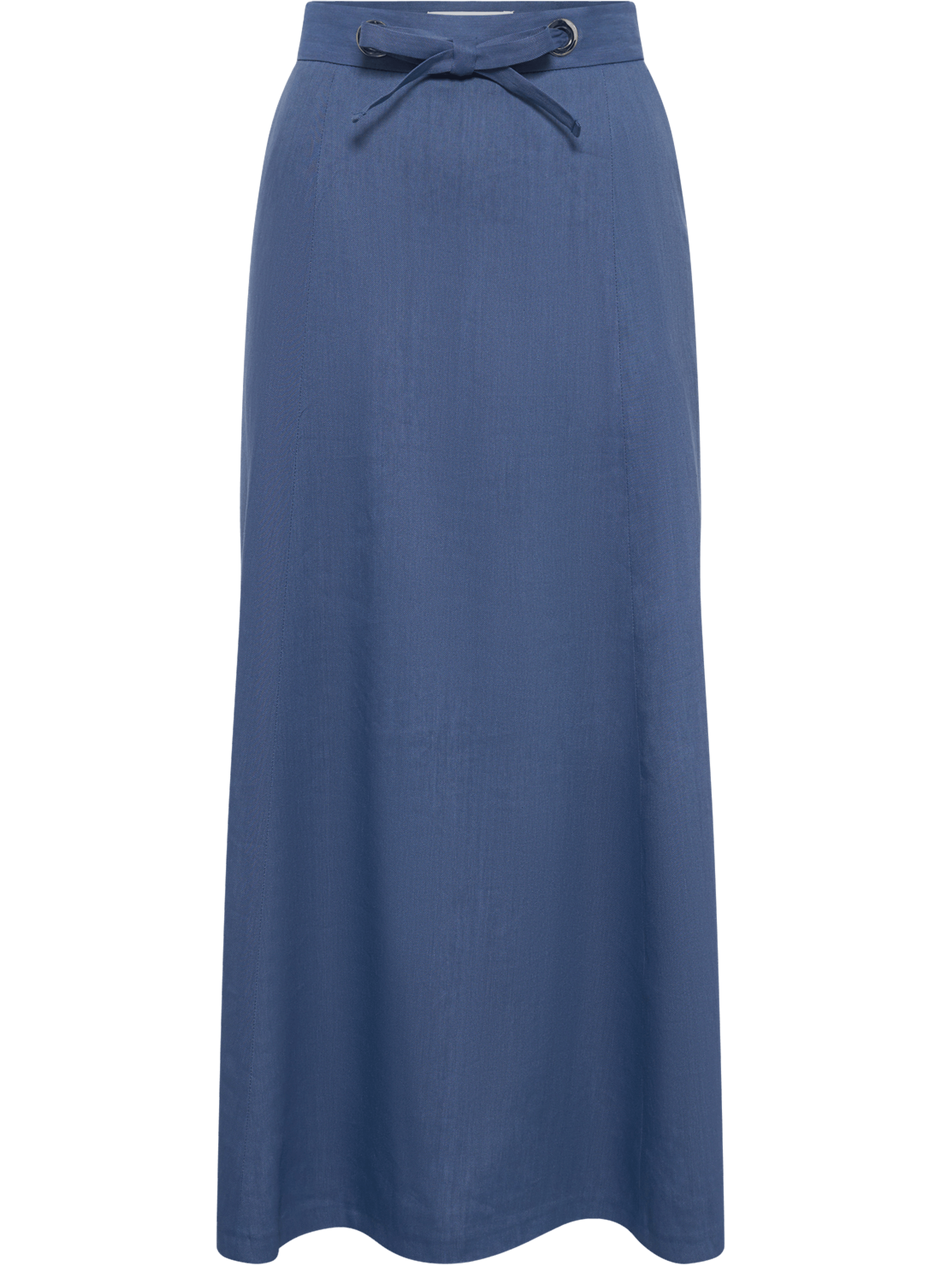 Jupe mi-longue en lin mélangé - jihane GERARD DAREL Bleu