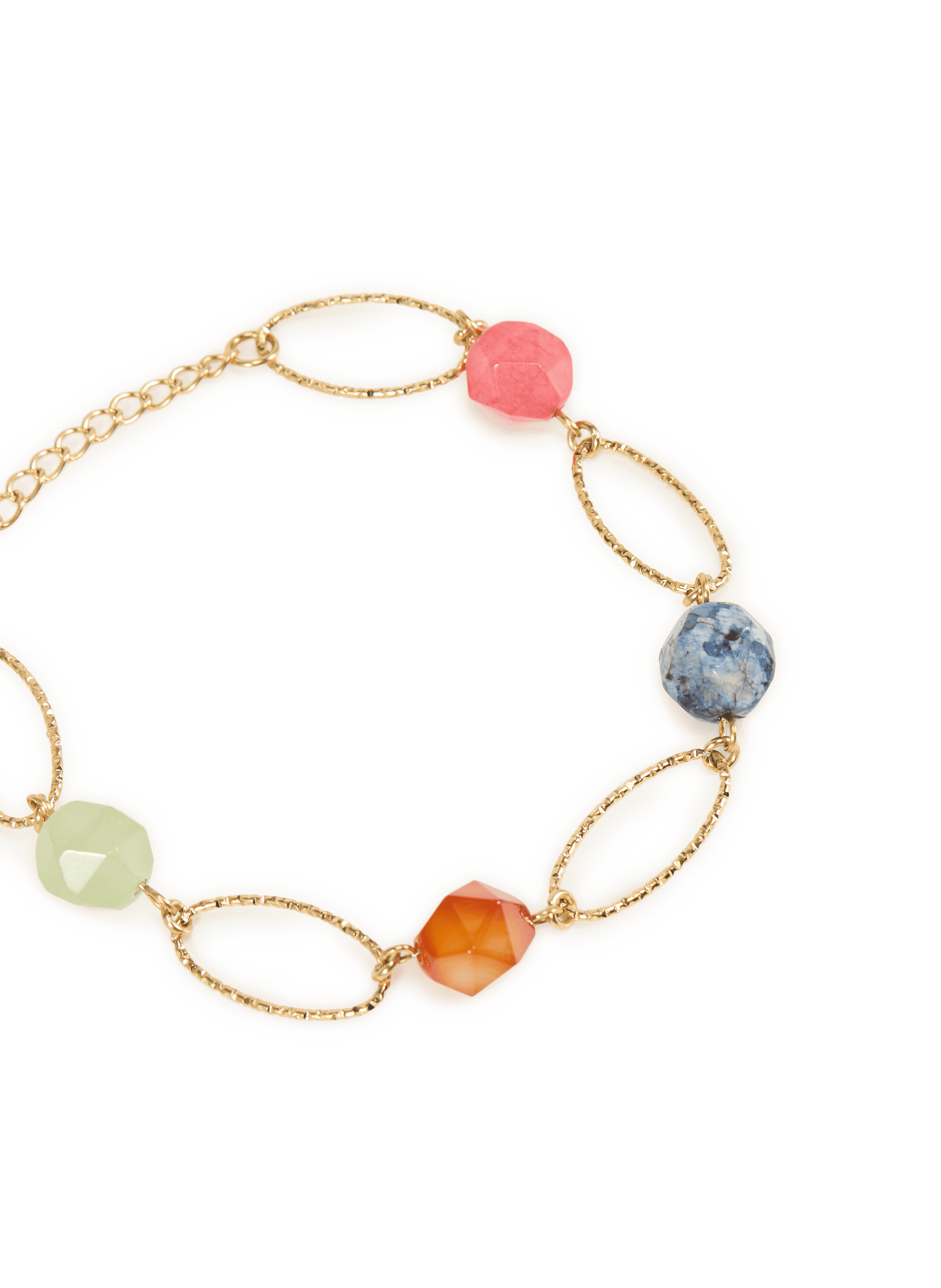 Bracelet avec pierres de gemmes AU PRINTEMPS PARIS Multicolore