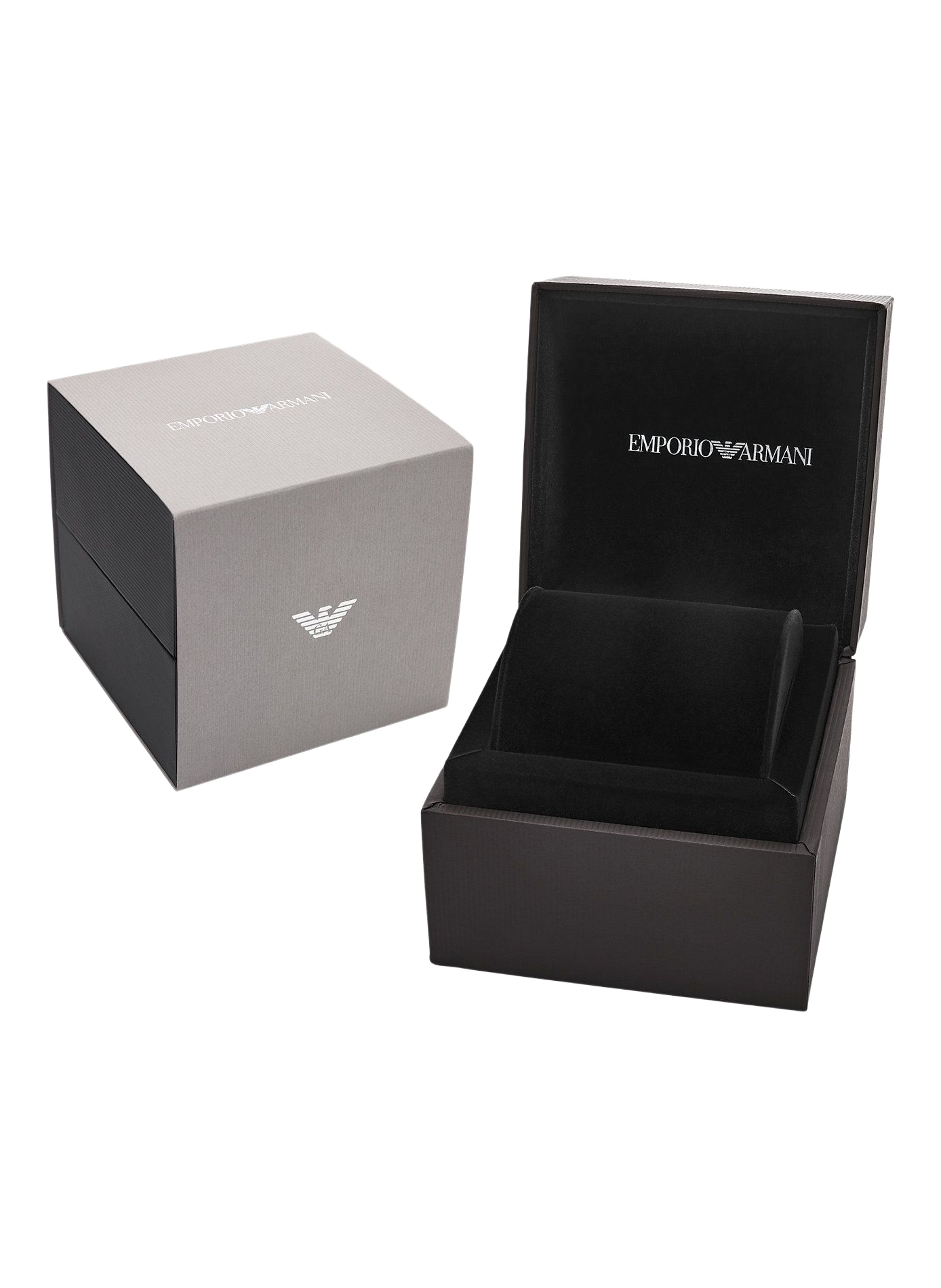 Montre quartz en cuir ARMANI MONTRES Marron