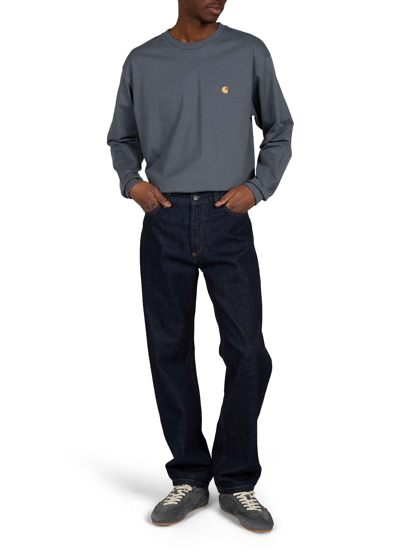 Katoenen T-shirt CARHARTT WIP Grijs