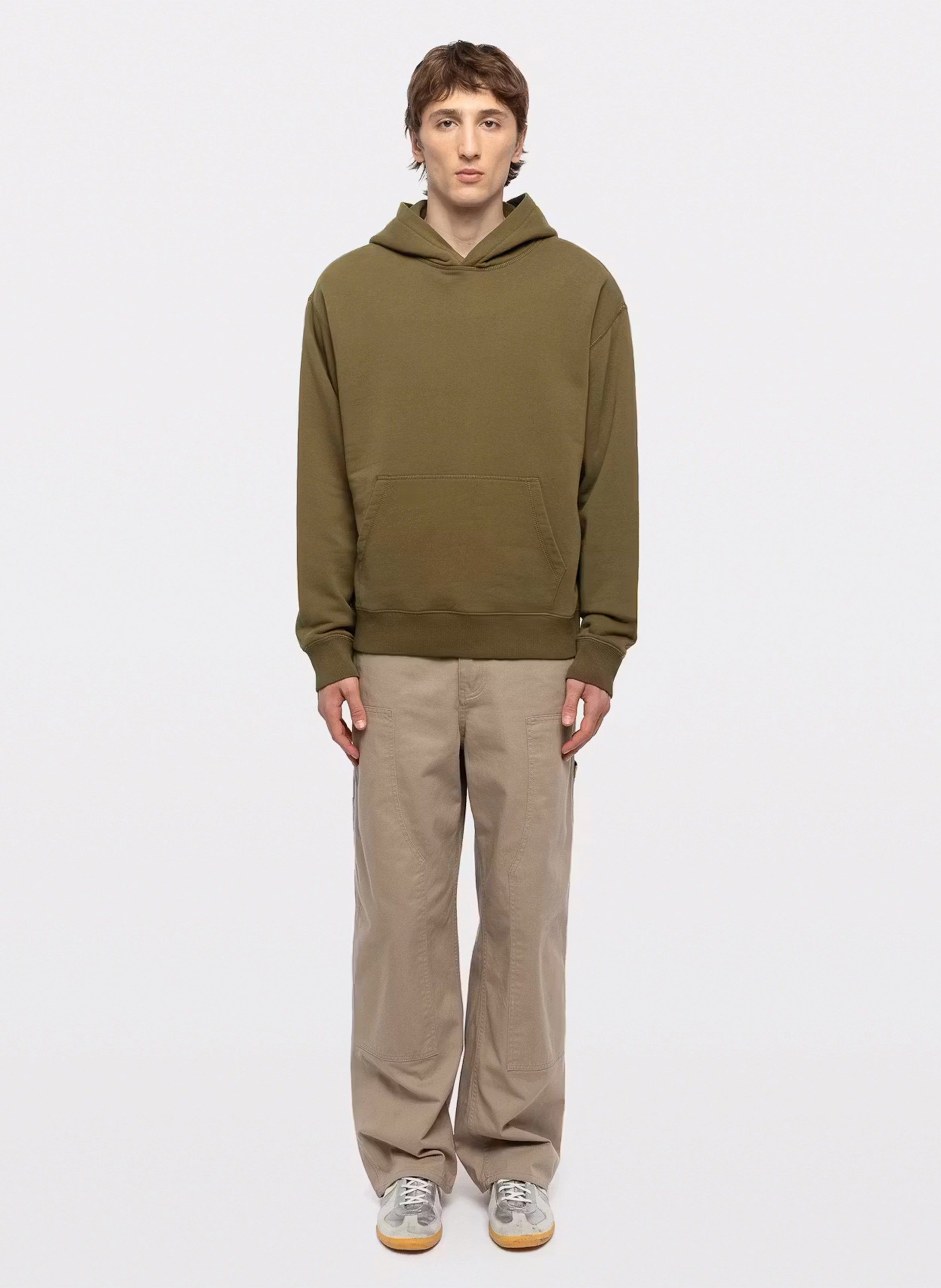 Sweat à capuche droit en coton recyclé sacha ZADIG&VOLTAIRE Vert