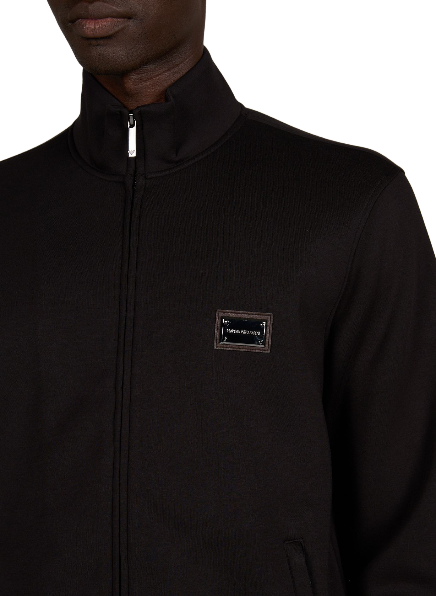High-neck vest EMPORIO ARMANI Black