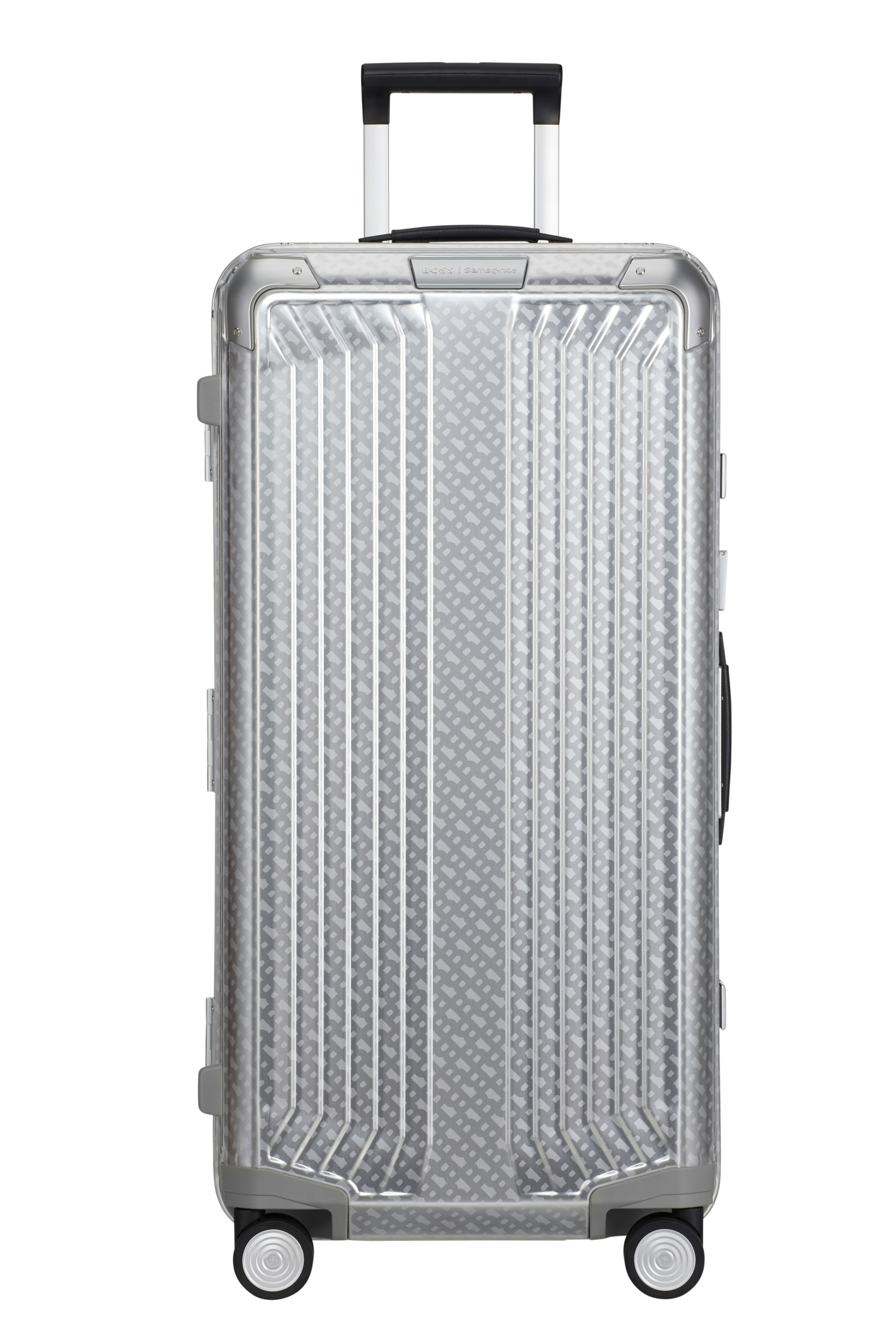 Lite-box alu / boss valise 4 roues taille l SAMSONITE Argent