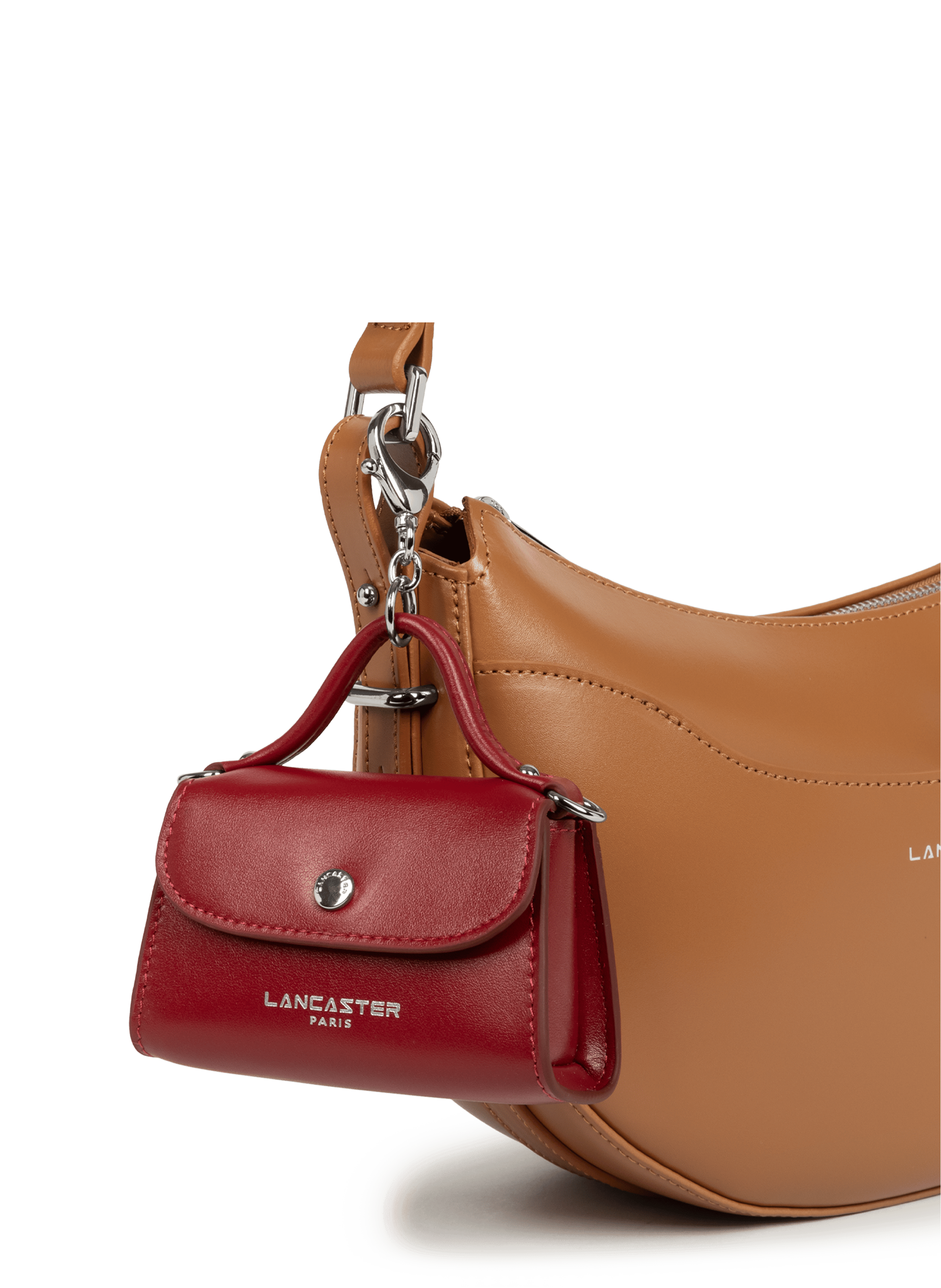 Nano porte-monnaie - paris pm | Rouge LANCASTER Femme