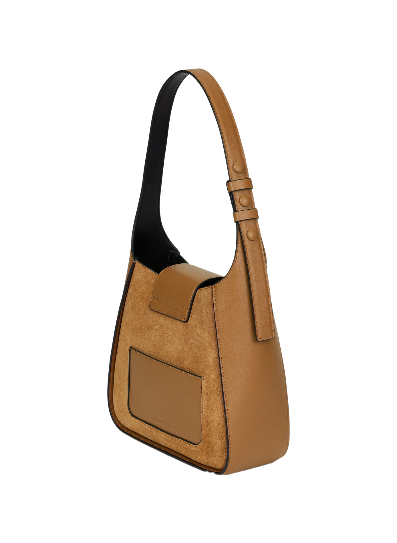 Tasche mit Schulterriemen K/Signature Hobo KARL LAGERFELD Braun