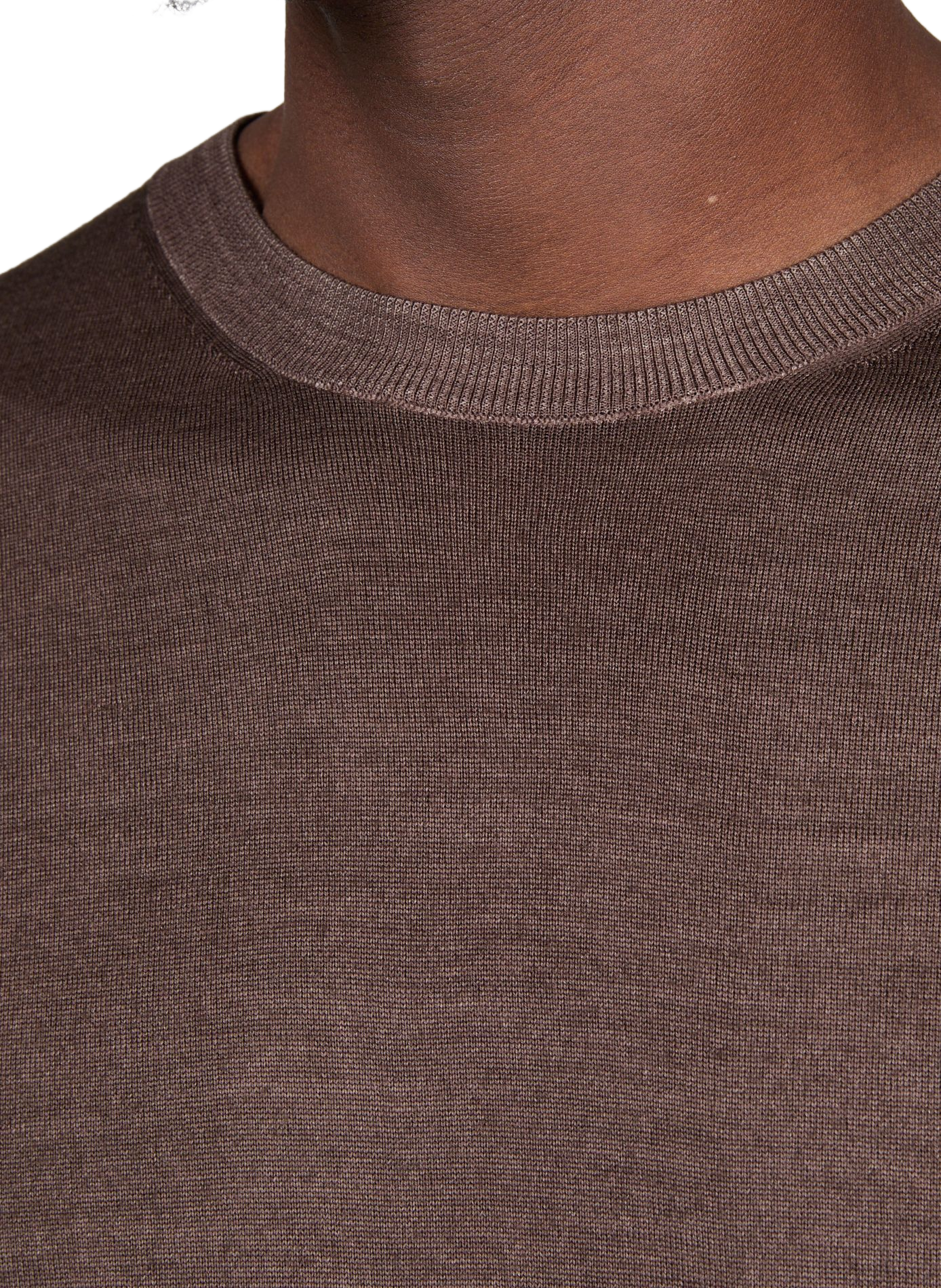 Gerade geschnittener Wollpullover CORNELIANI Braun