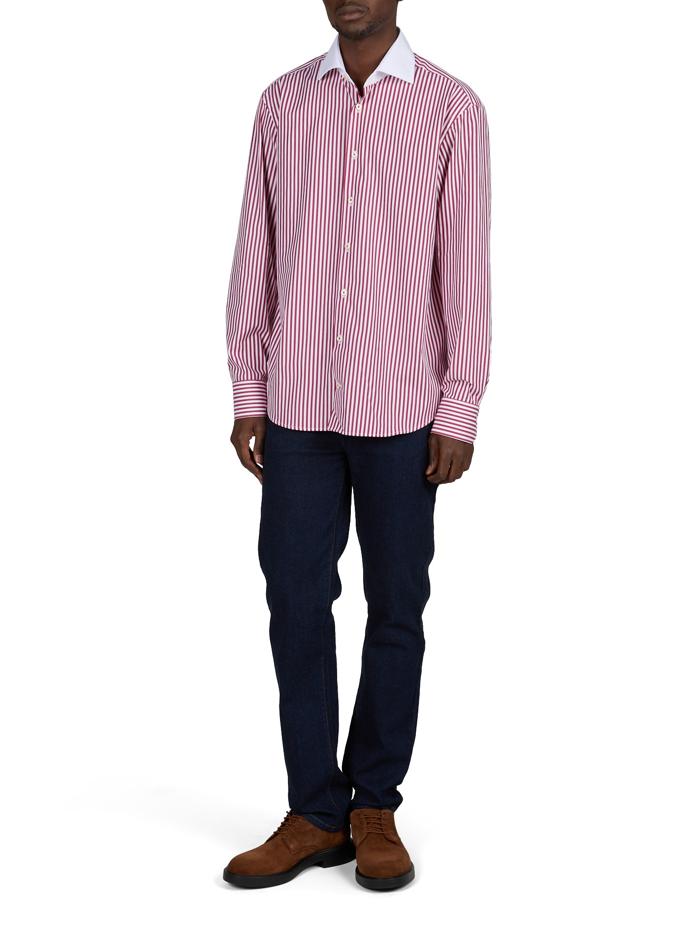 Striped cotton Shirt VAN LAACK Red