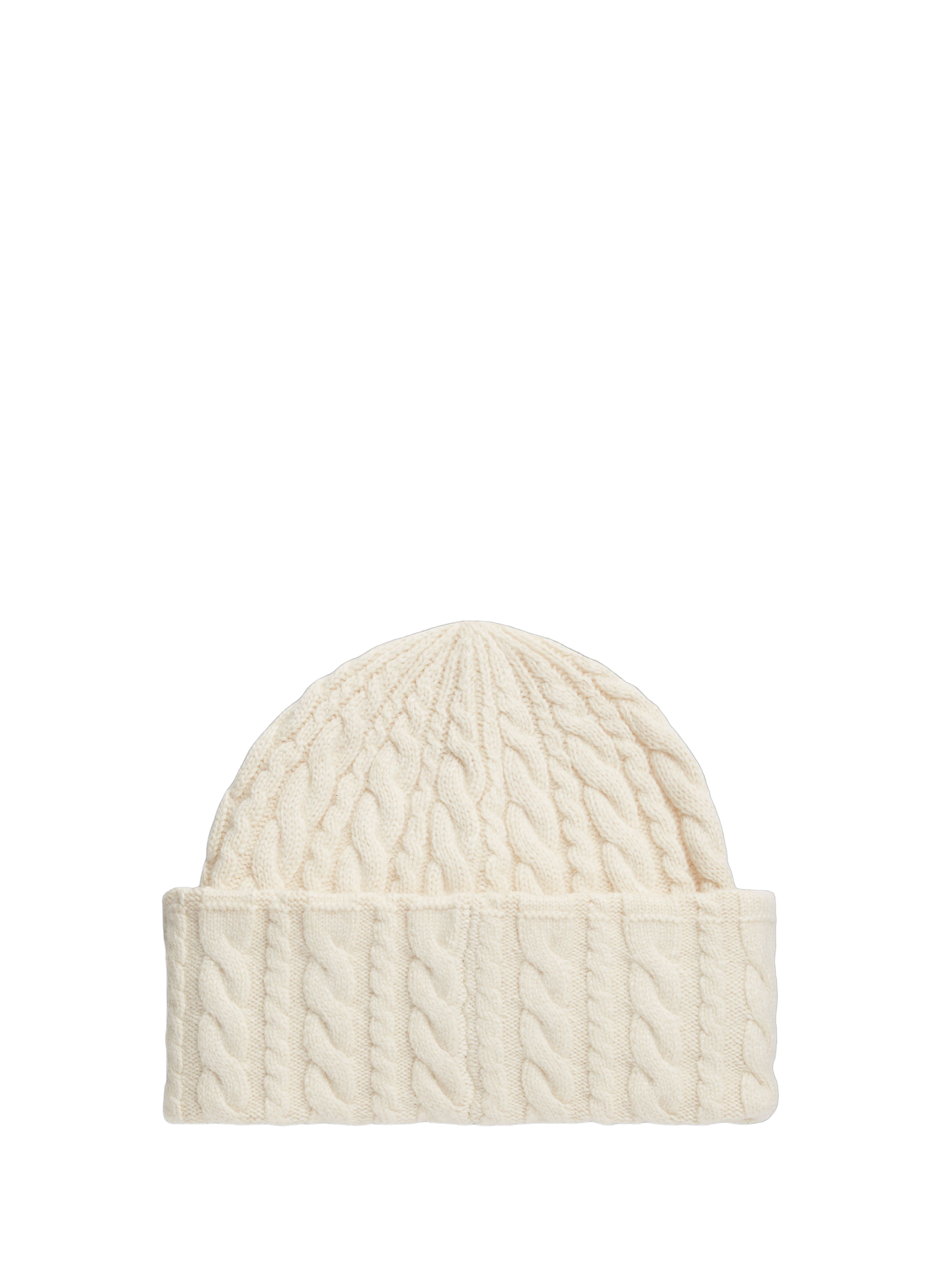 Knitted beanie TOMMY HILFIGER Beige