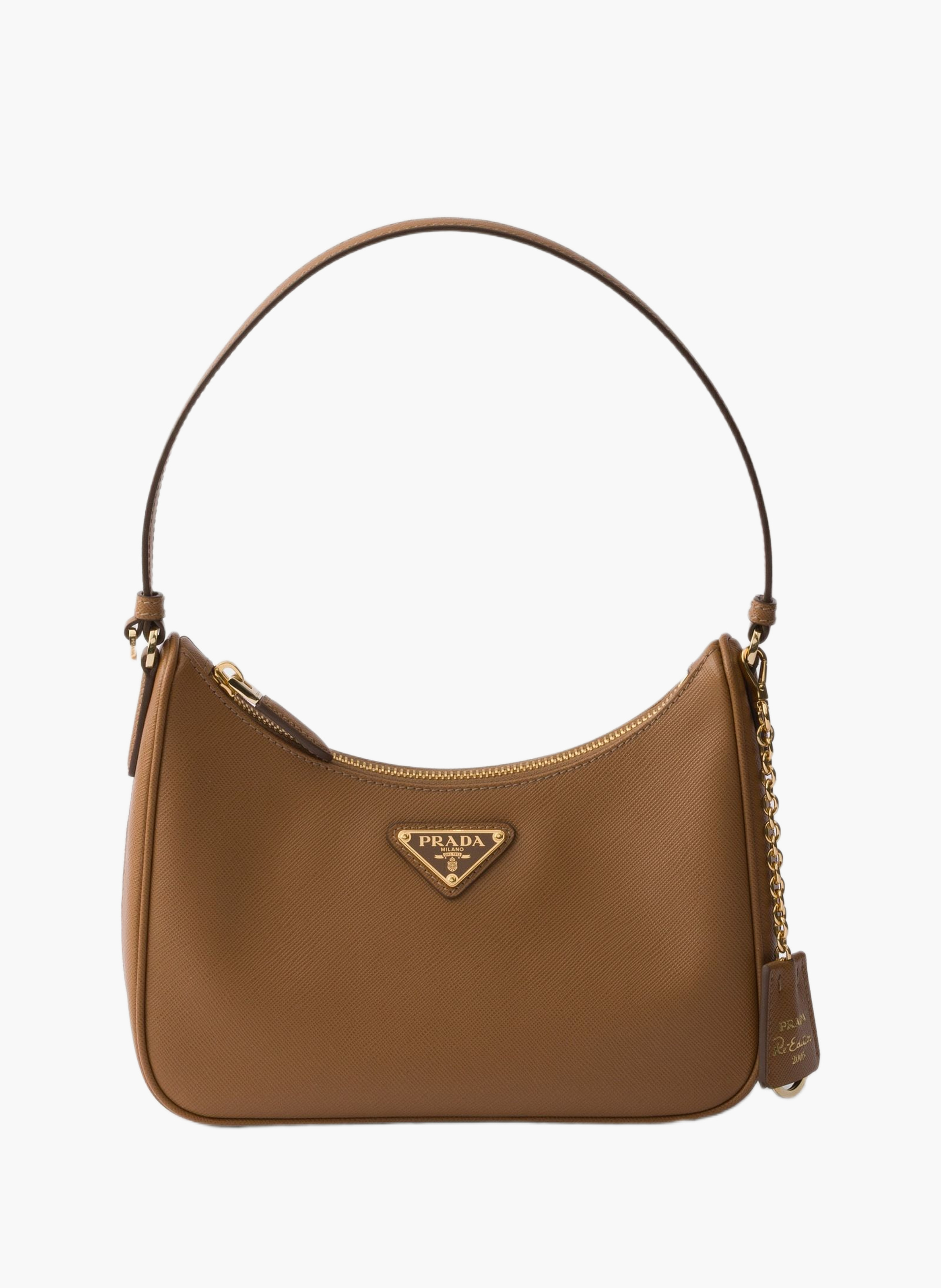 Prada re-edition 2005 saffiano leather mini-bag PRADA Marron
