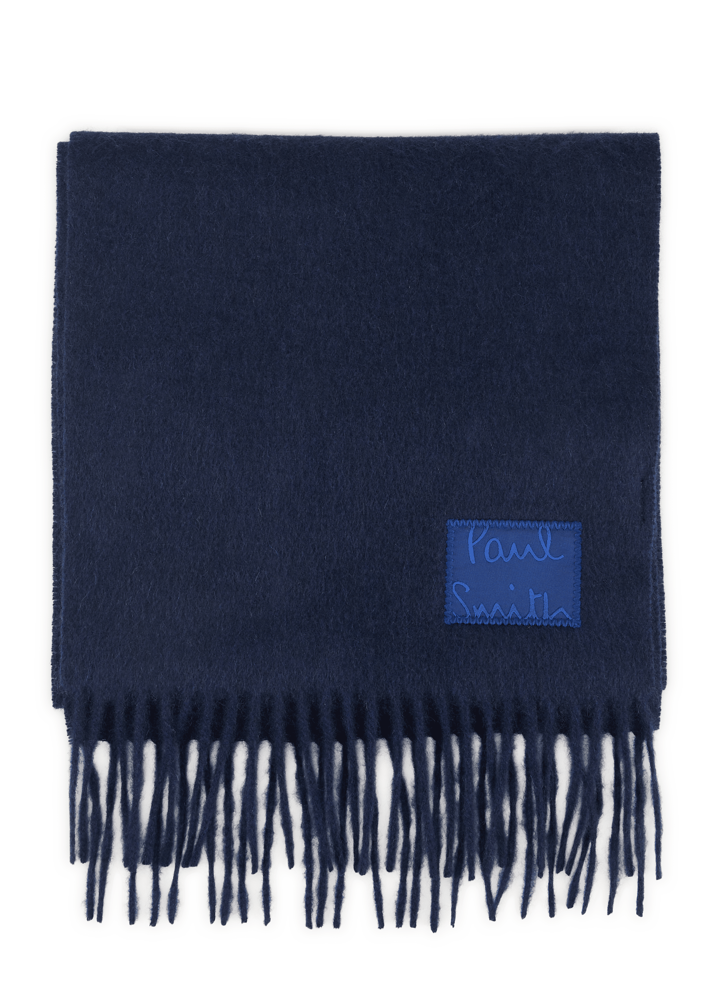 Echarpe unie en cachemire PAUL SMITH Bleu