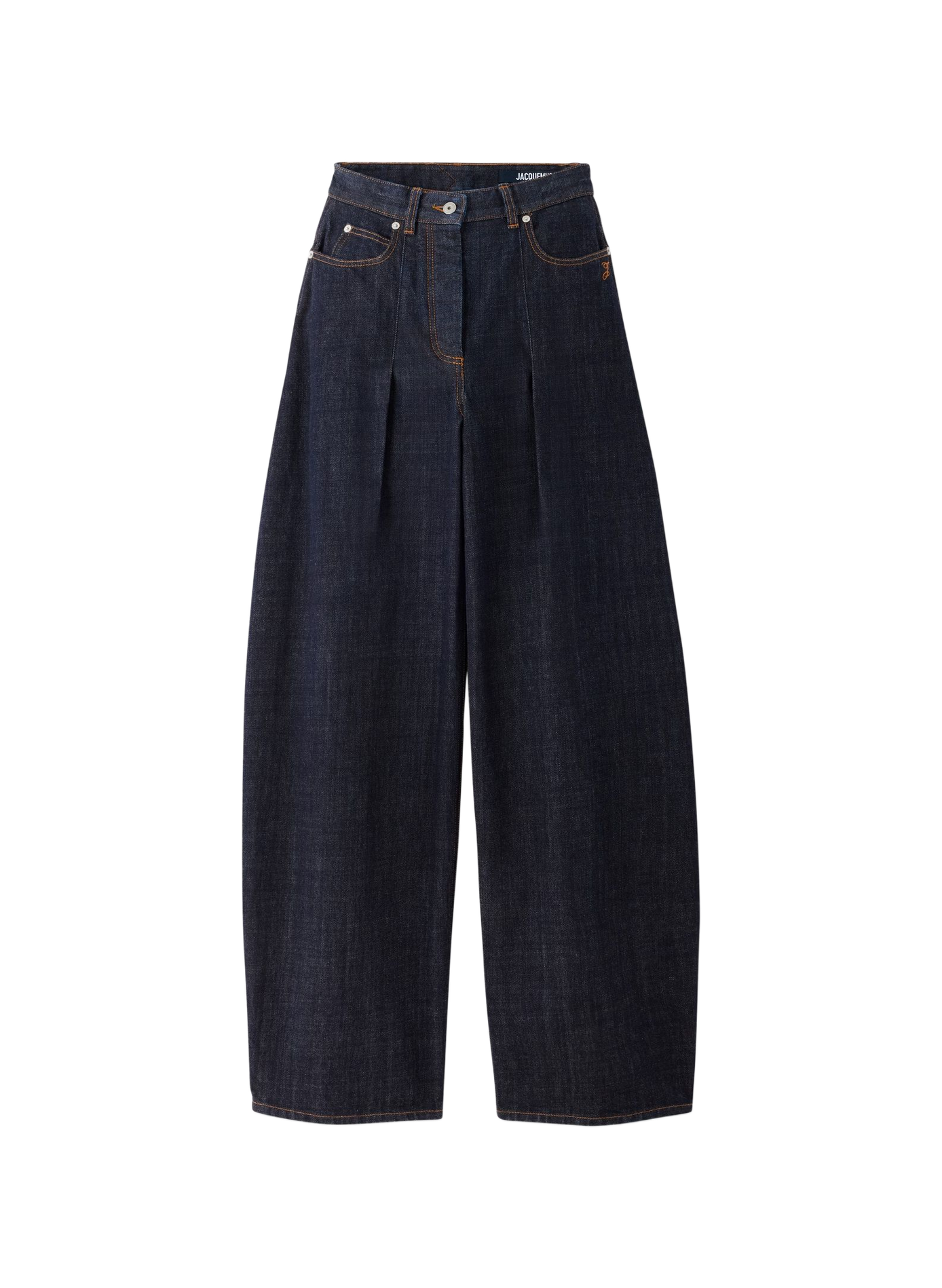 Jean de-Nîmes Ovalo en coton JACQUEMUS Bleu