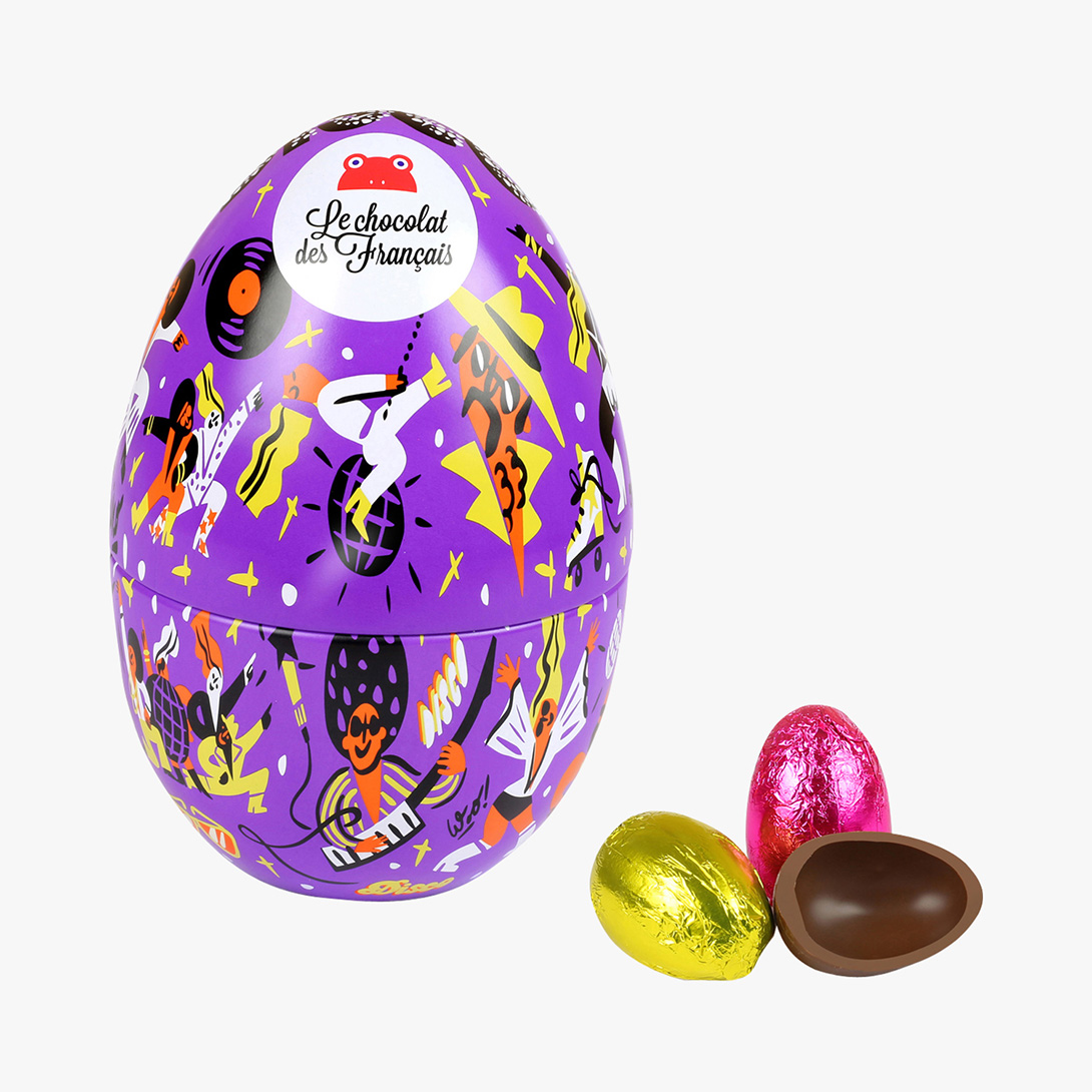 L'œuf de Pâques “Disco“ Oeuf en chocolat