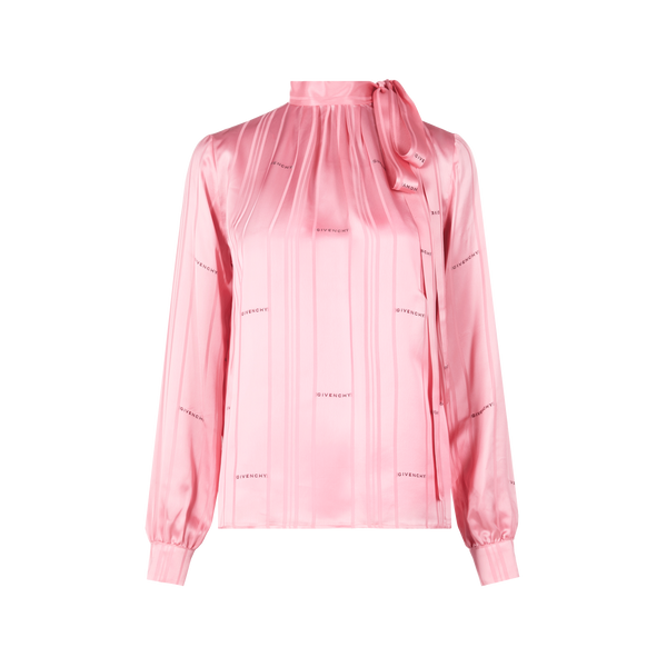 Givenchy Satin Pussy-bow Blouse