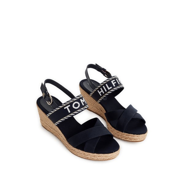 Sandales à talon compensé