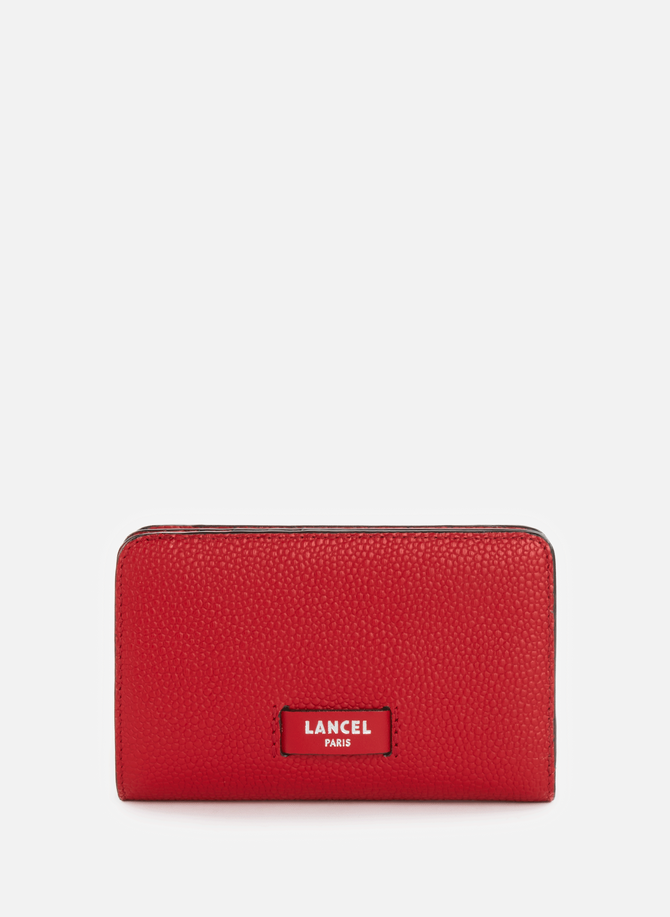 LANCEL grained leather wallets