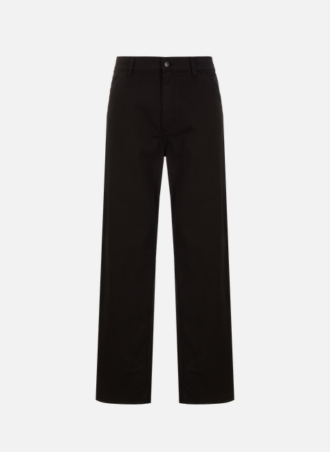 Wide cotton pants BlackCARHARTT WIP 