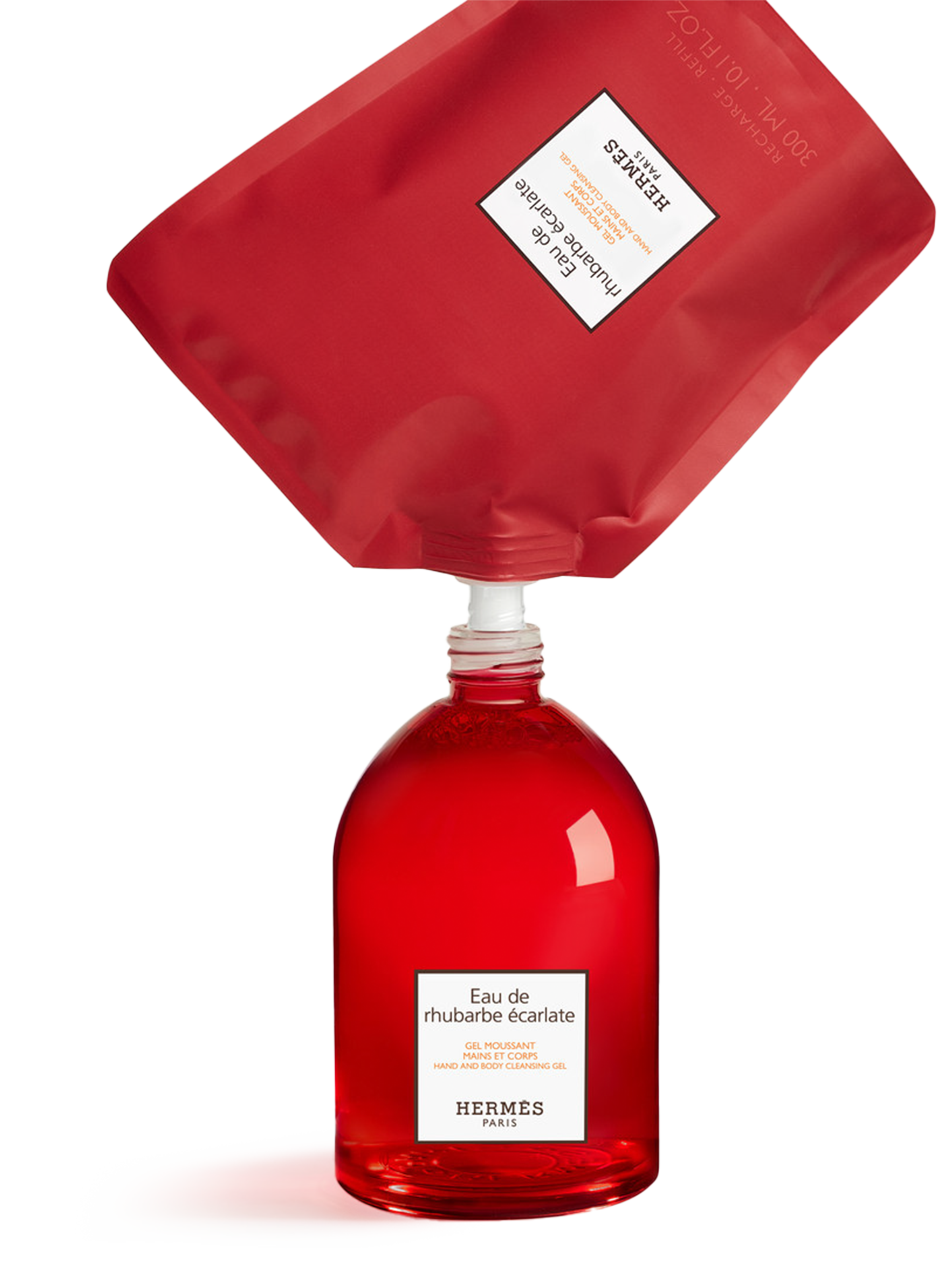Eau de rhubarbe écarlate - Recharge gel moussant mains et corps HERMÈS No color