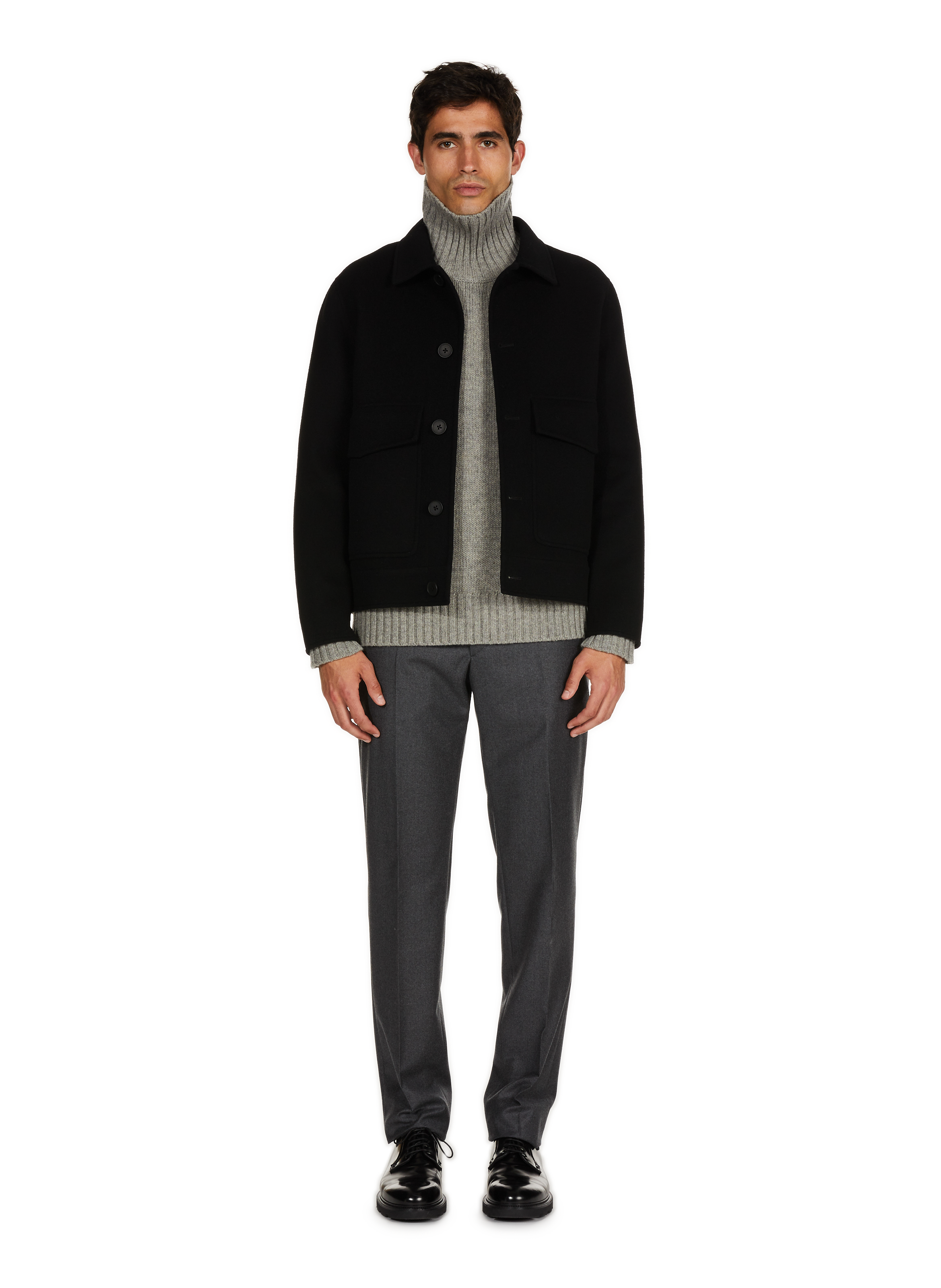 Double-breasted blazer SAISON 1865 Black