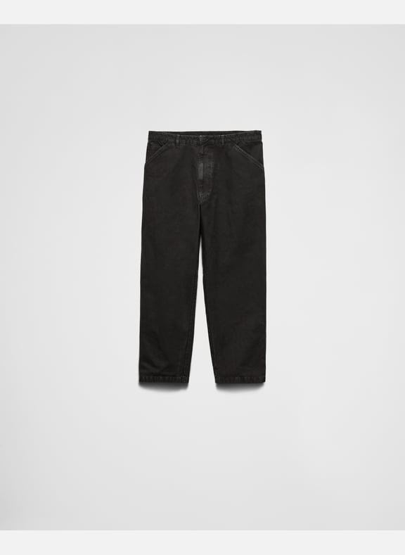 Pantalon en coton Noir by PRADA PRADA Pantalon en coton Noir