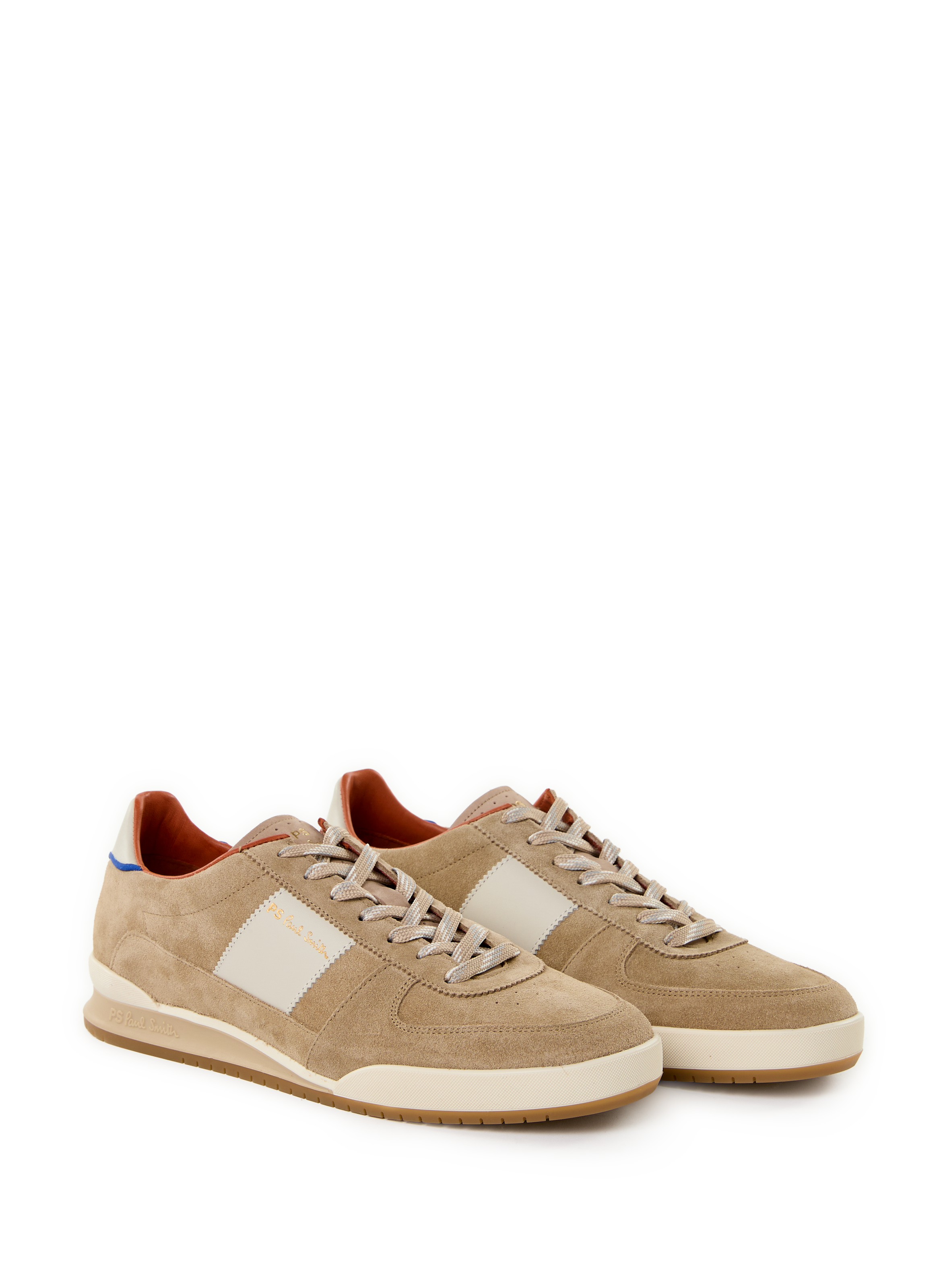 Suede leather sneakers PAUL SMITH Beige