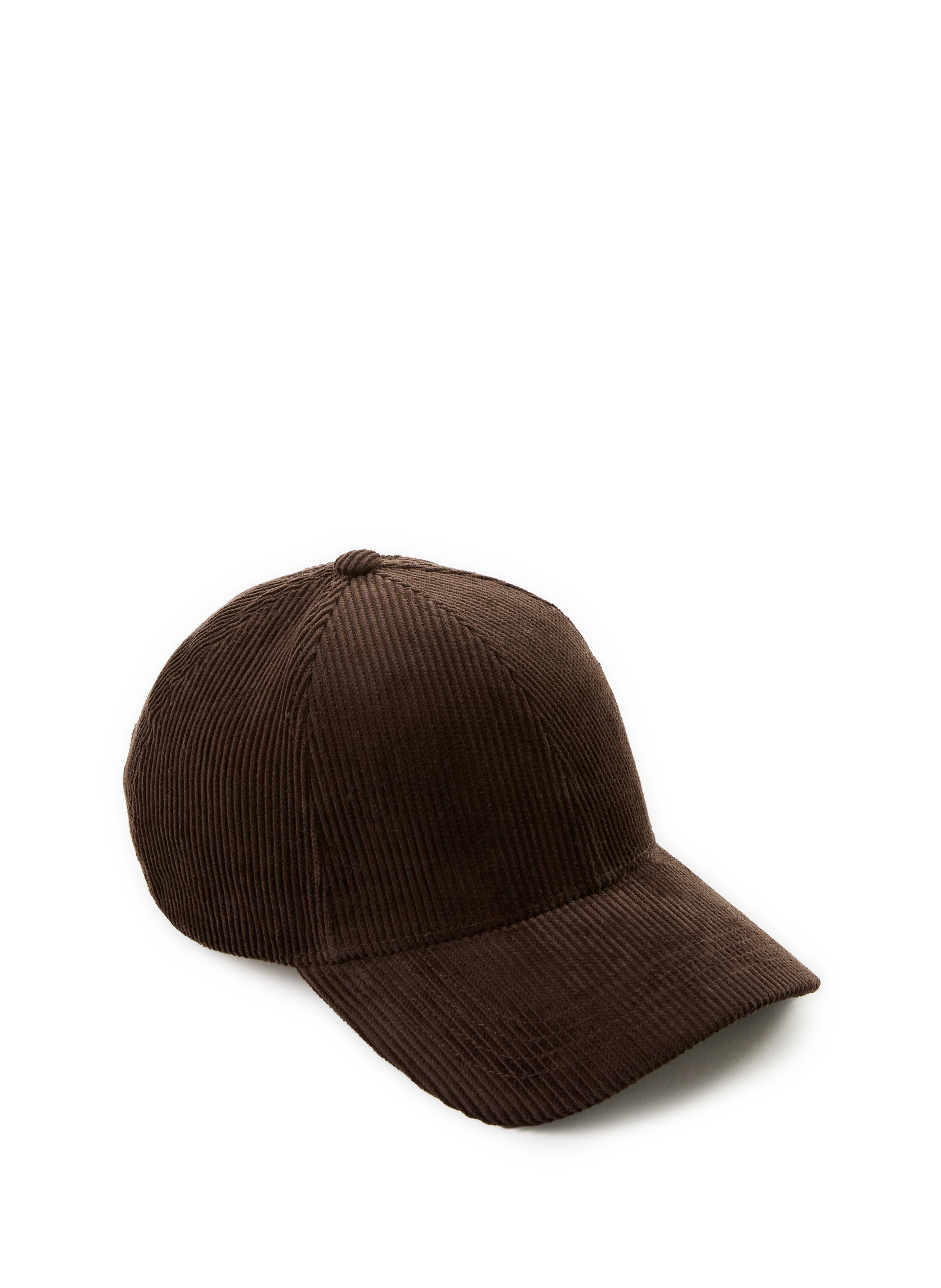 Casquette en velours côtelé en coton SAISON 1865 Marron