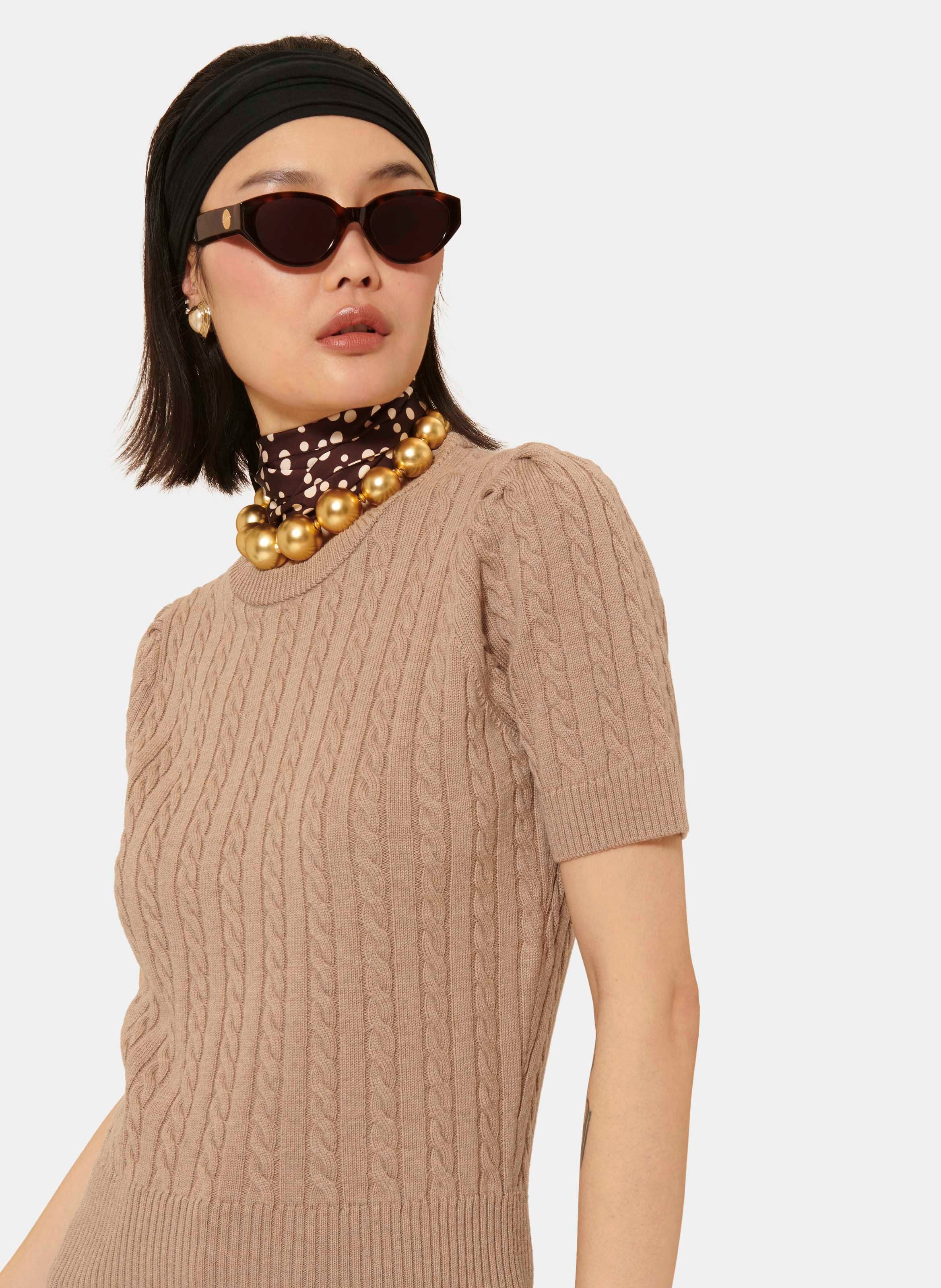 Pull priyanka TARA JARMON Marron