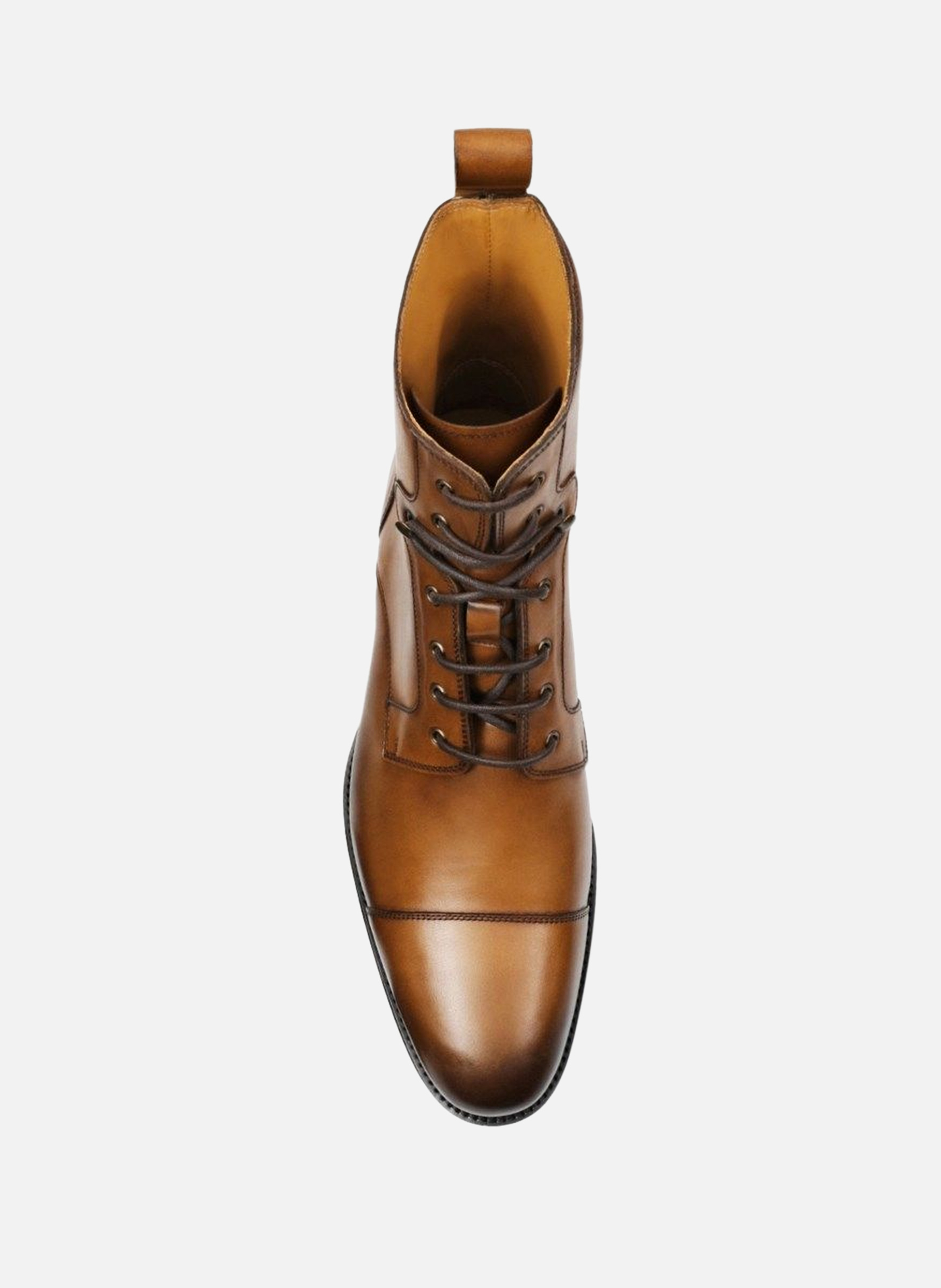 Bottines patiné powell FINSBURY Marron