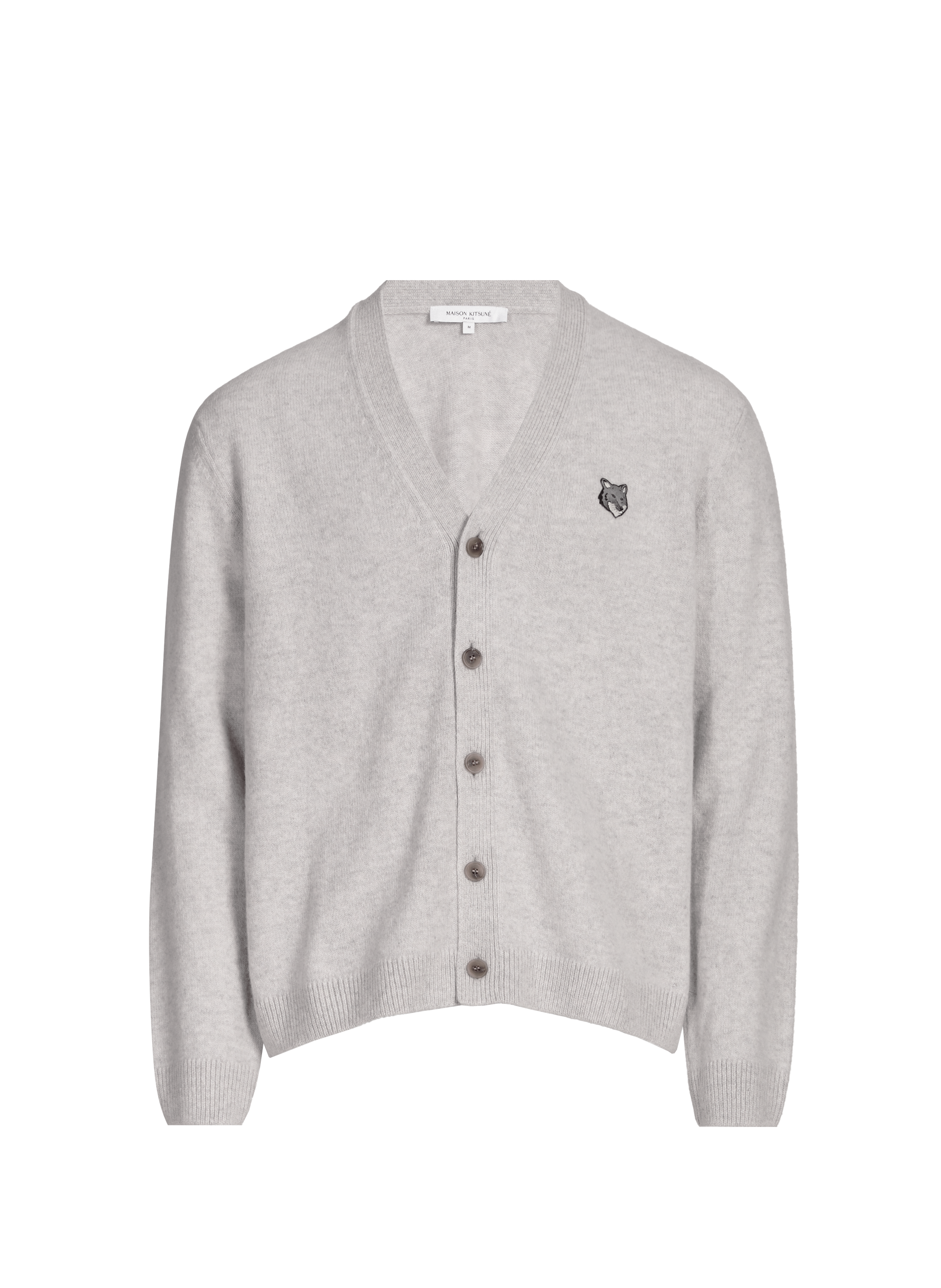 Cardigan col V en laine MAISON KITSUNÉ