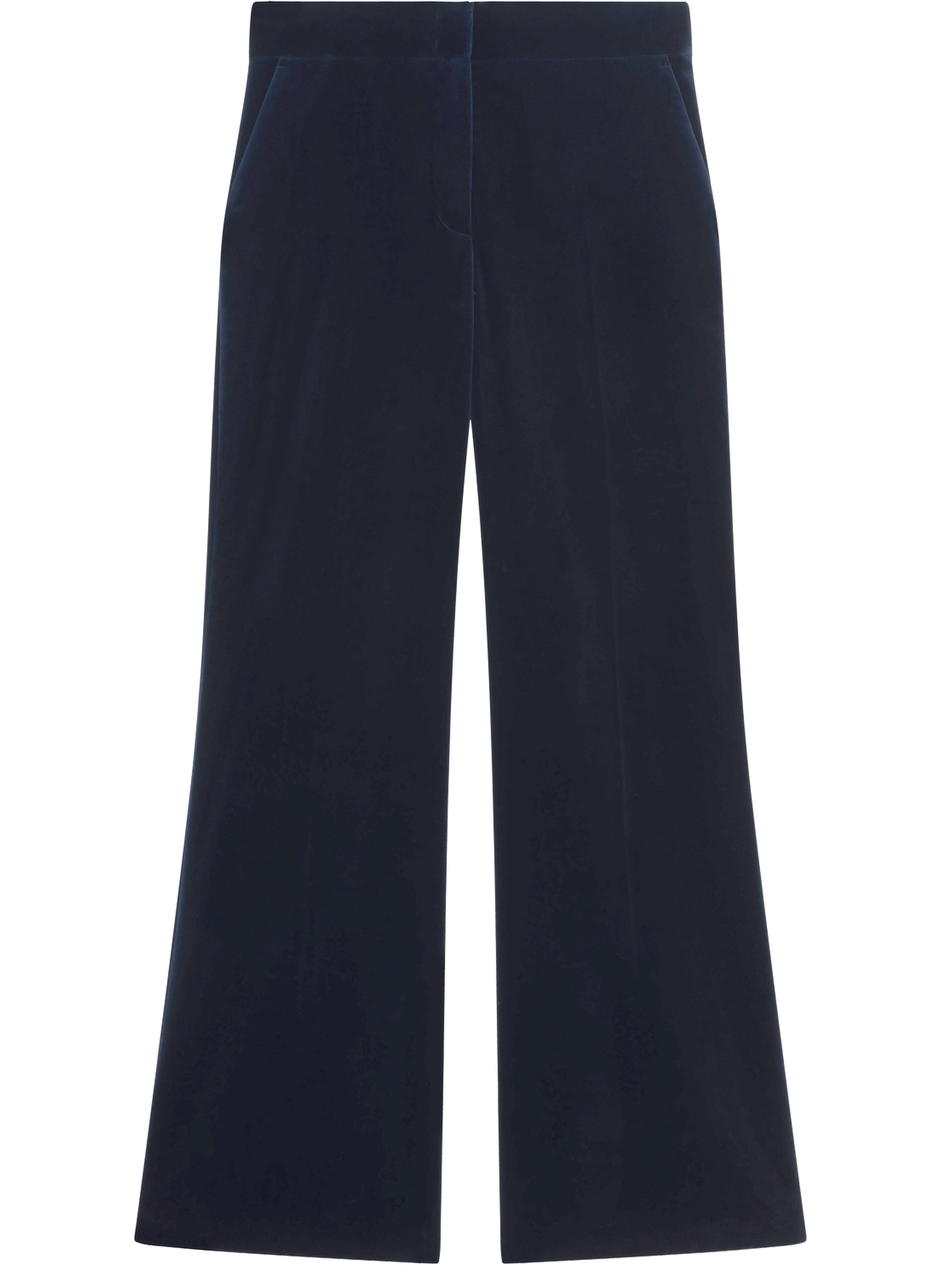 Pantalon flare en velours ras - cyana PABLO Bleu