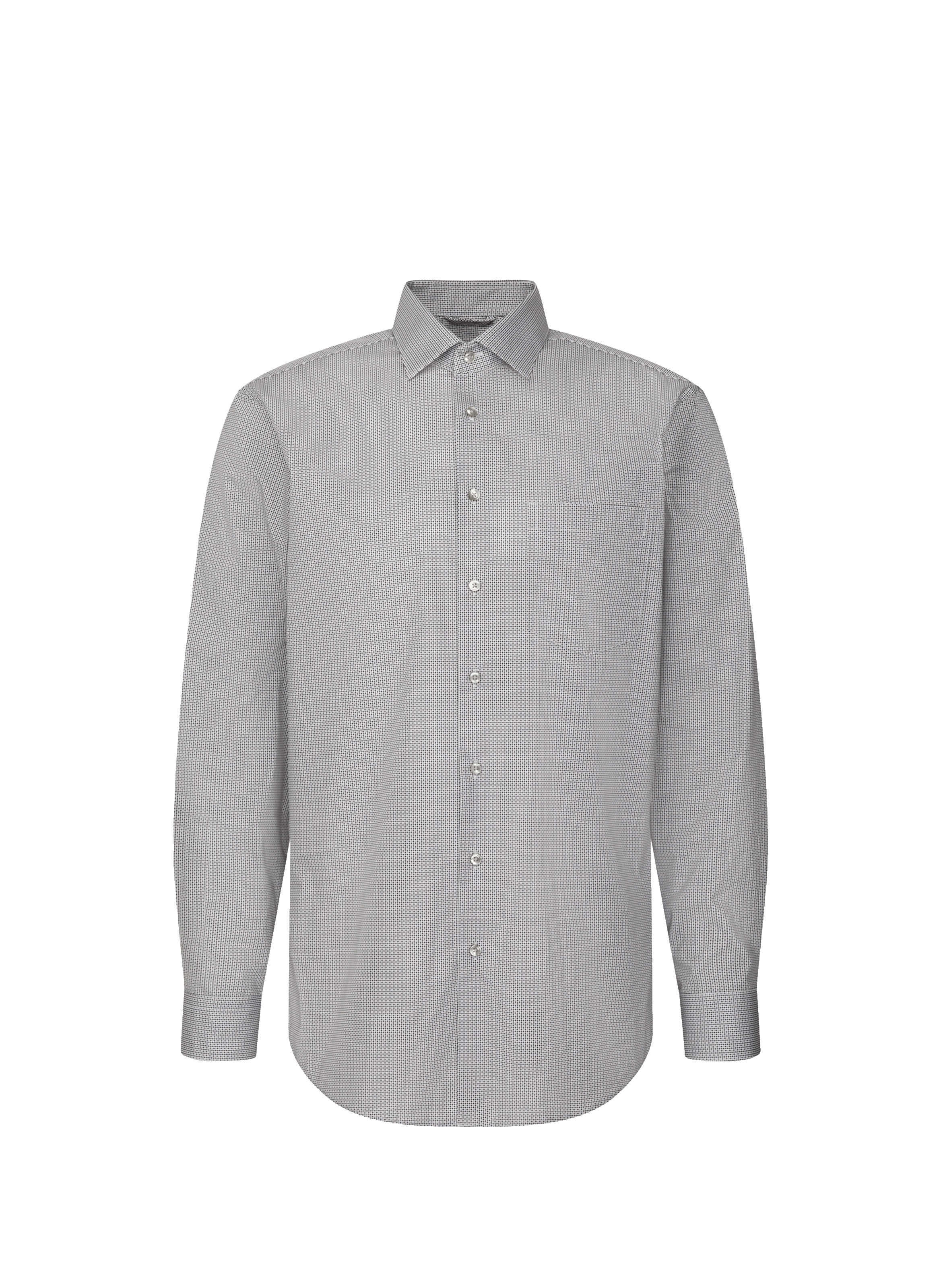 Chemise à motif en coton SEIDENSTICKER Bleu