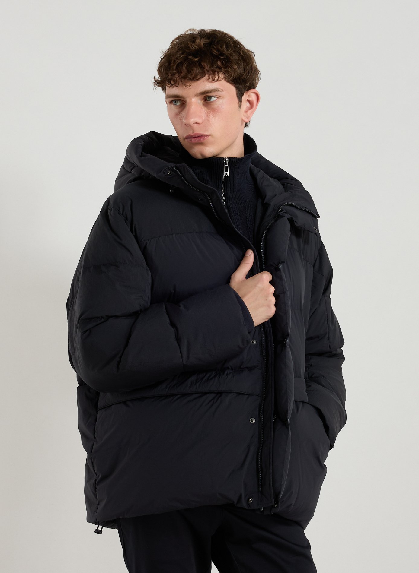 ARMANI EXCHANGE Parka matelassée à capuche Bleu
