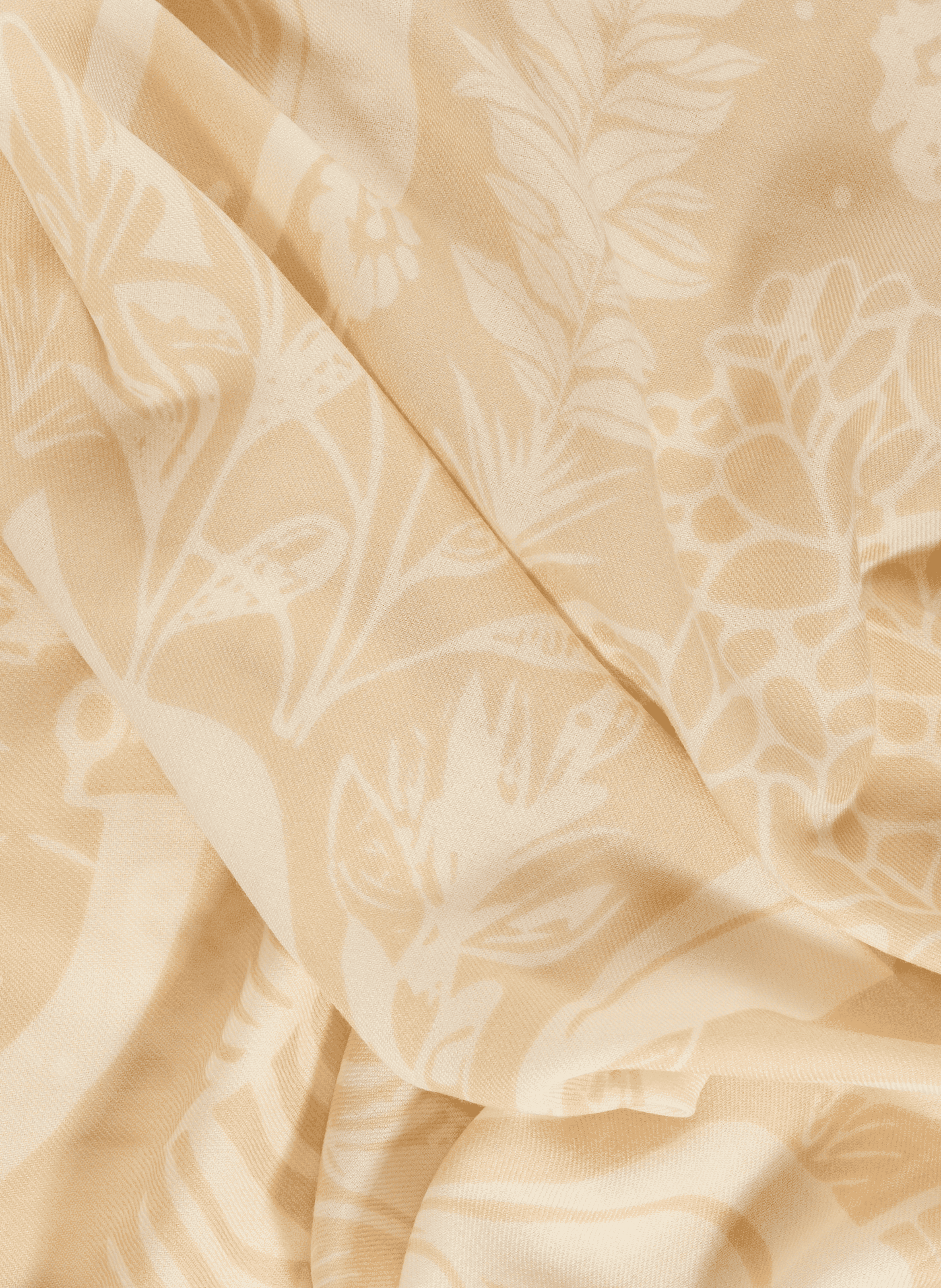 Echarpe imprimé en laine PETRUSSE Beige