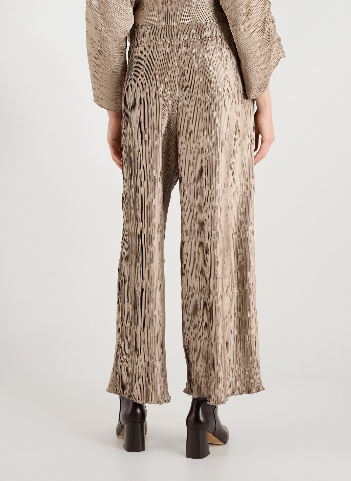 Solid long wool blend dress BY MALENE BIRGER Beige