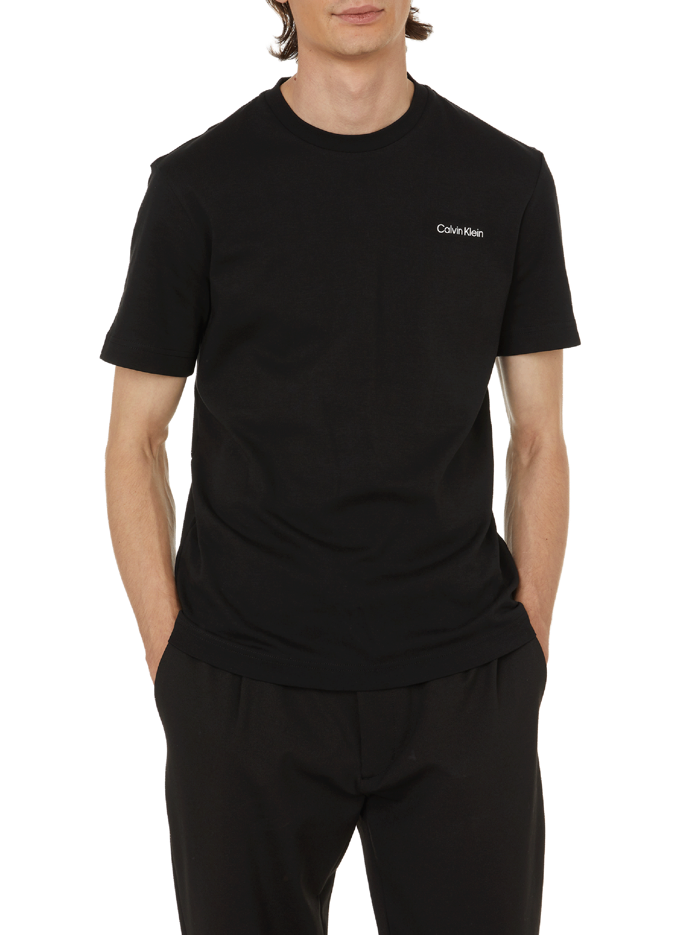 CALVIN KLEIN T-shirt en coton  Noir