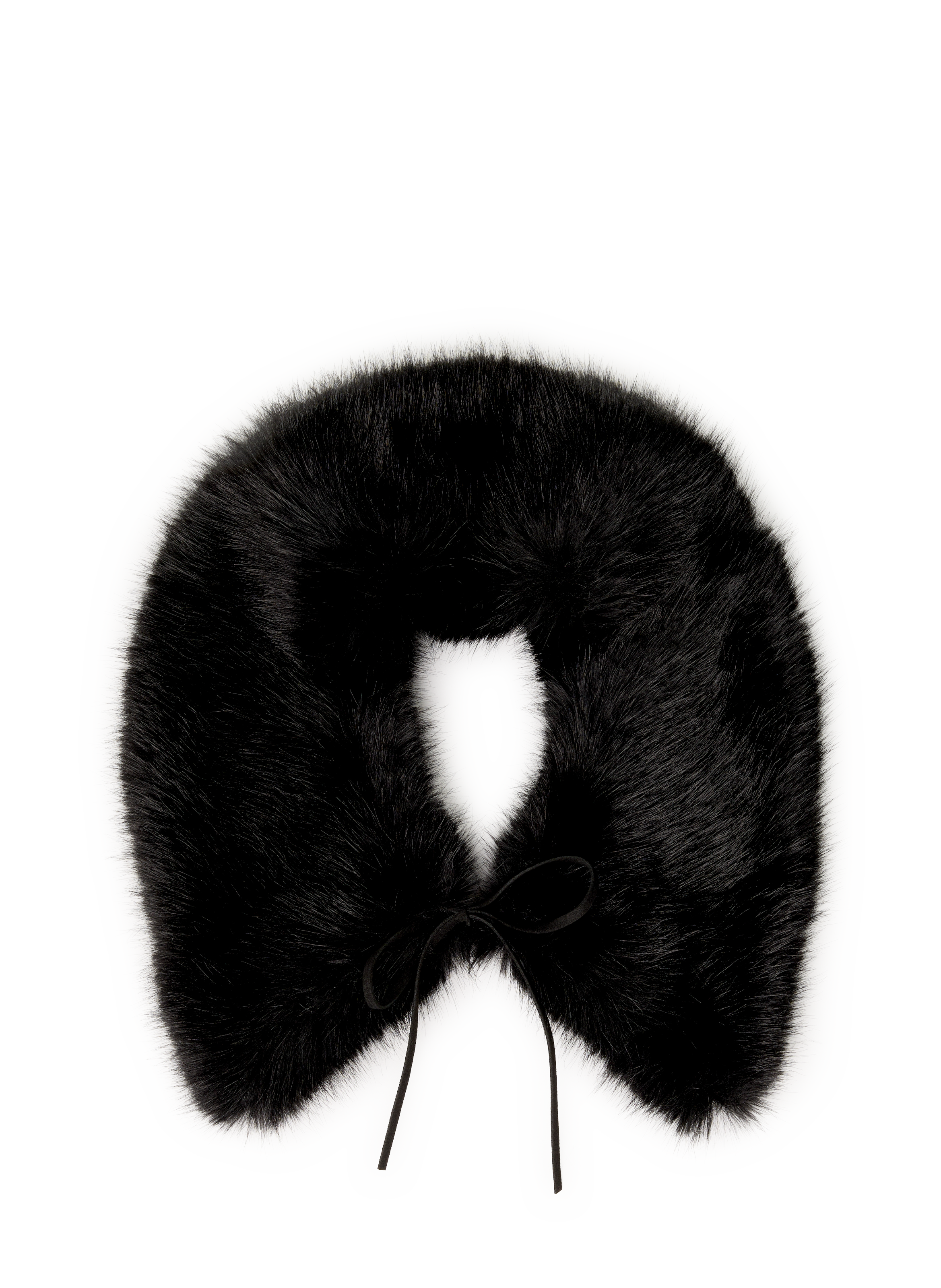 BY MALENE BIRGER Col Cowie en laine mélangée Noir