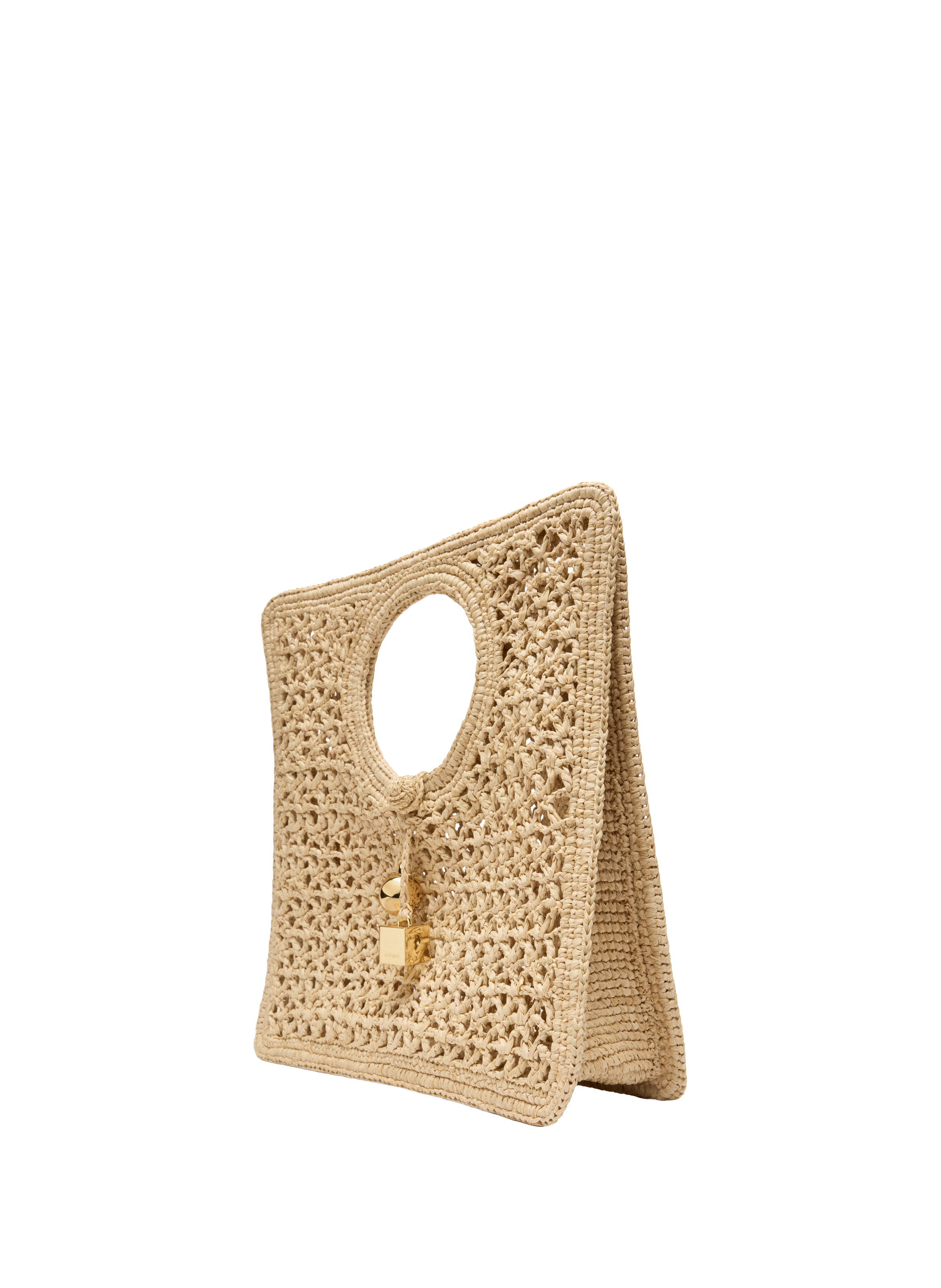 Handbag The Little Square Spiaggia JACQUEMUS Beige