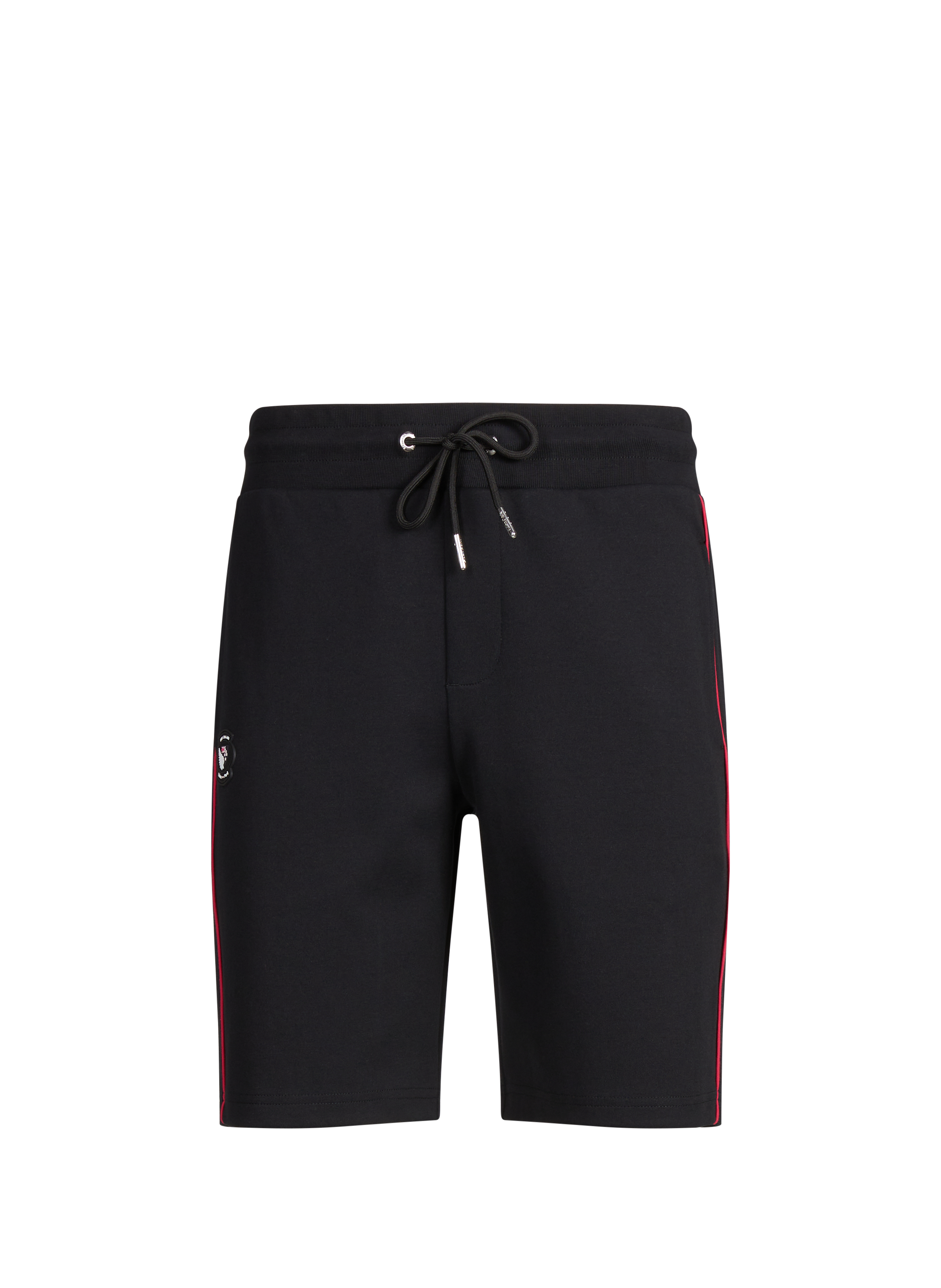 Bermuda à cordons en coton mélangé EDEN PARK Noir