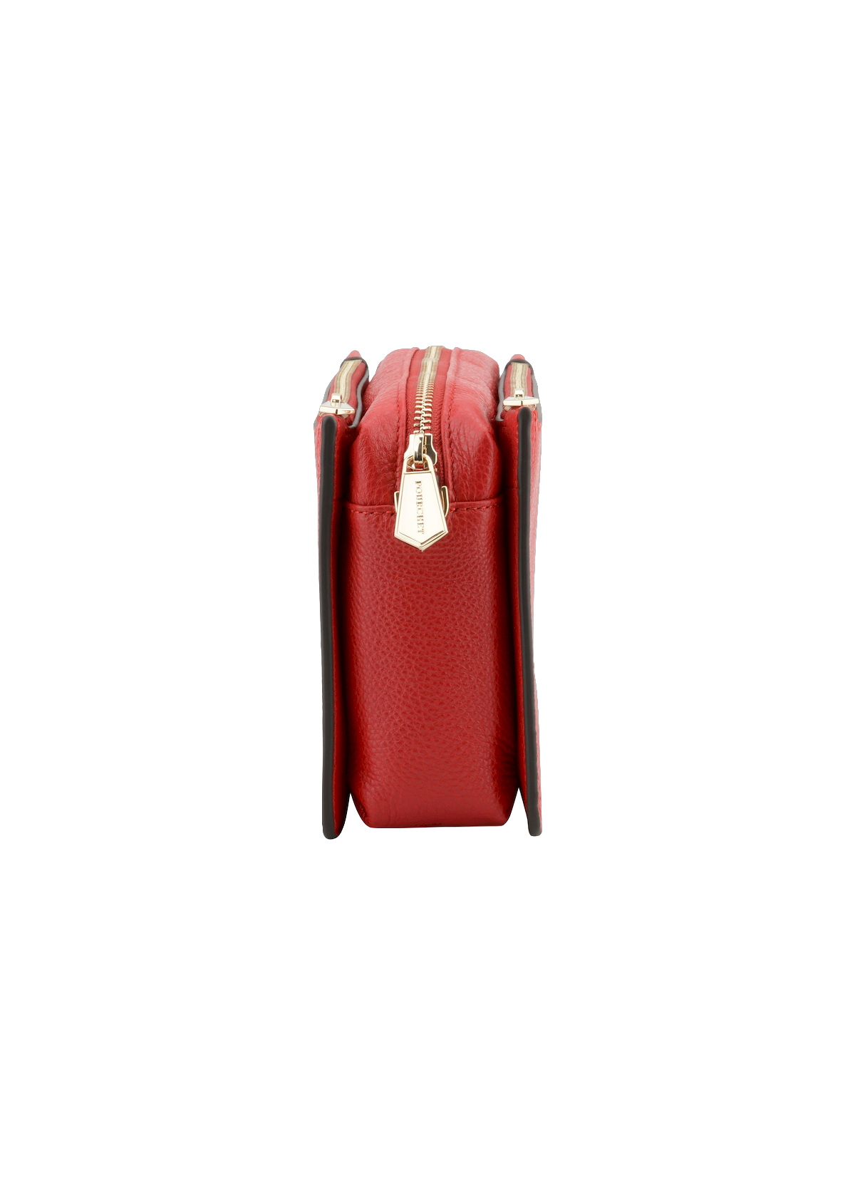 Alesia | sac trotteur gm en cuir de vachette POURCHET Rouge