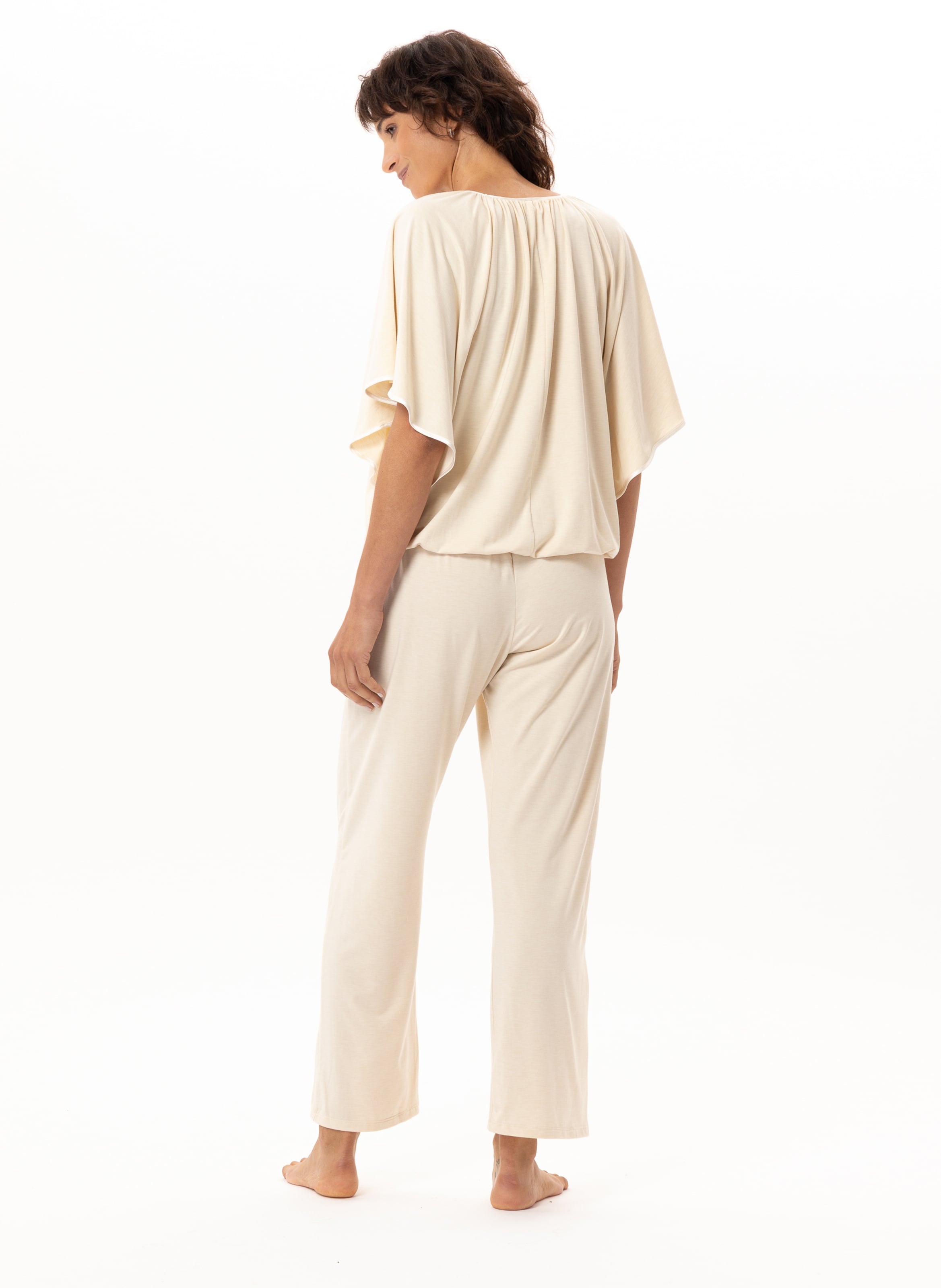 Ensemble homewear en modal nina 222 LE CHAT Beige