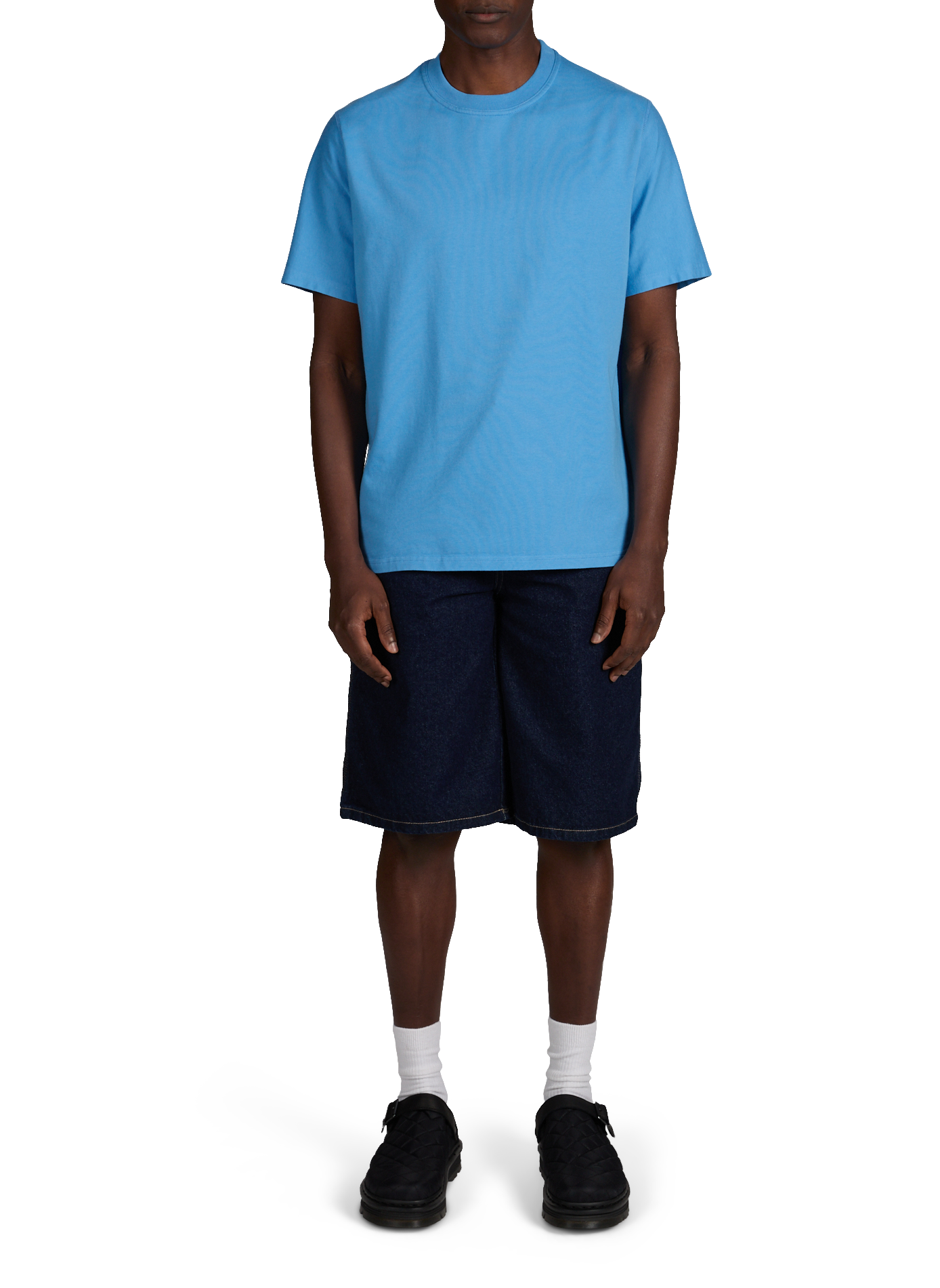 Cotton T-shirt with printed back ARTE ANTWERP Blue