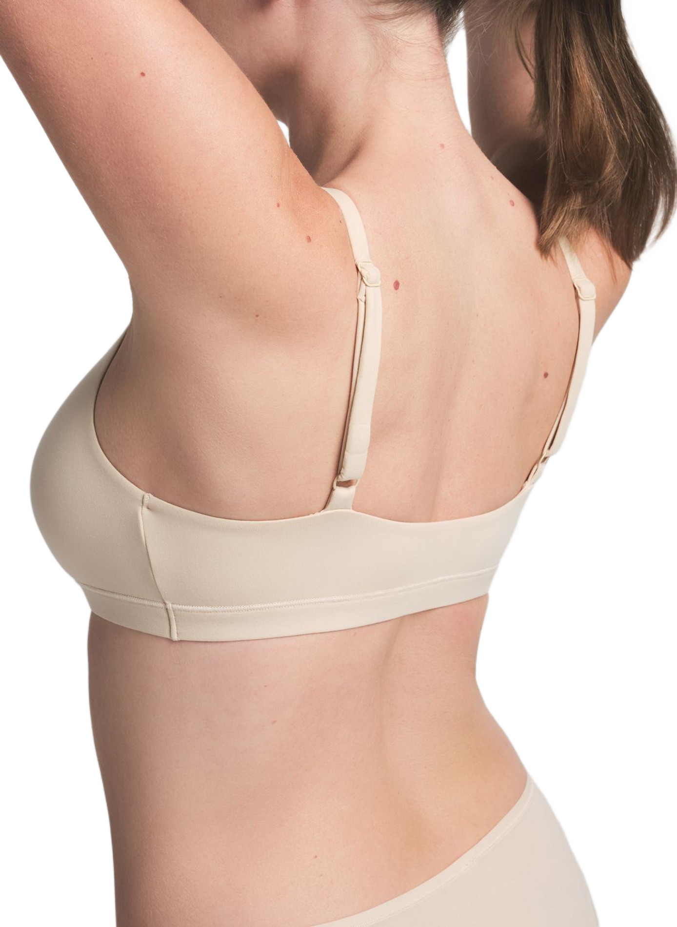 Solid bralette with adjustable straps SKIMS Beige