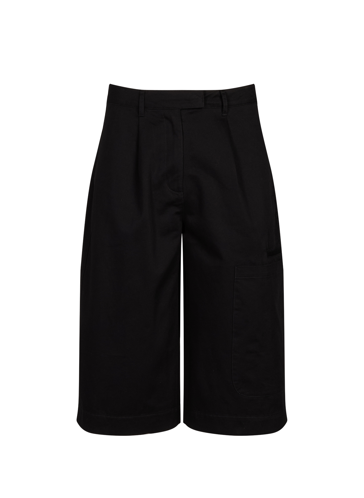 Pantaloncini cargo in cotone TOPSHOP Nero