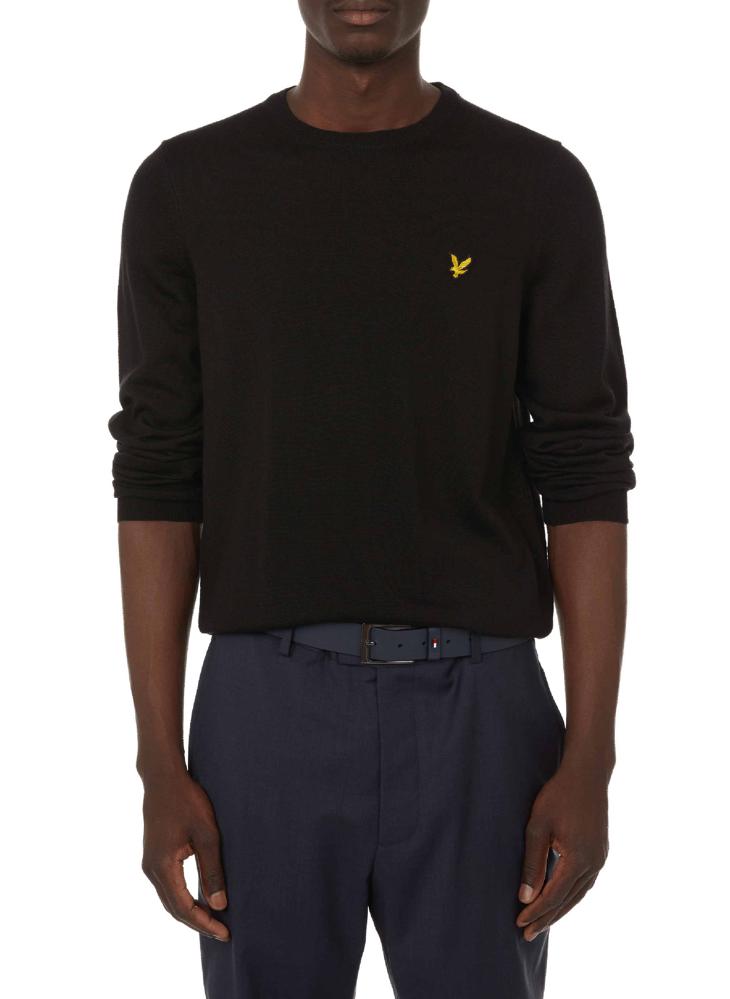 Pull en coton  LYLE & SCOTT Noir