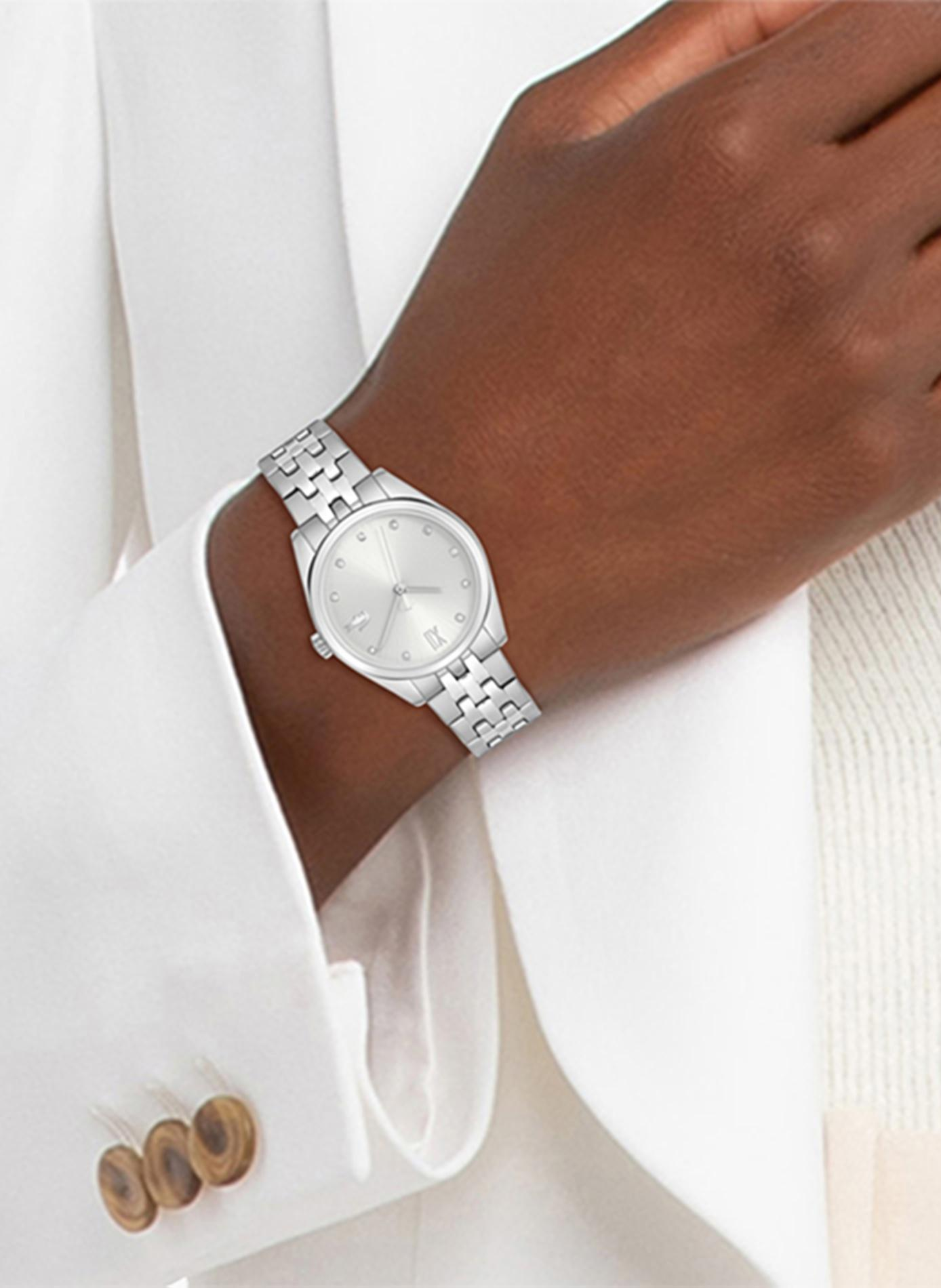 Quarzuhr Tuileries aus Edelstahl LACOSTE MONTRES Weiss