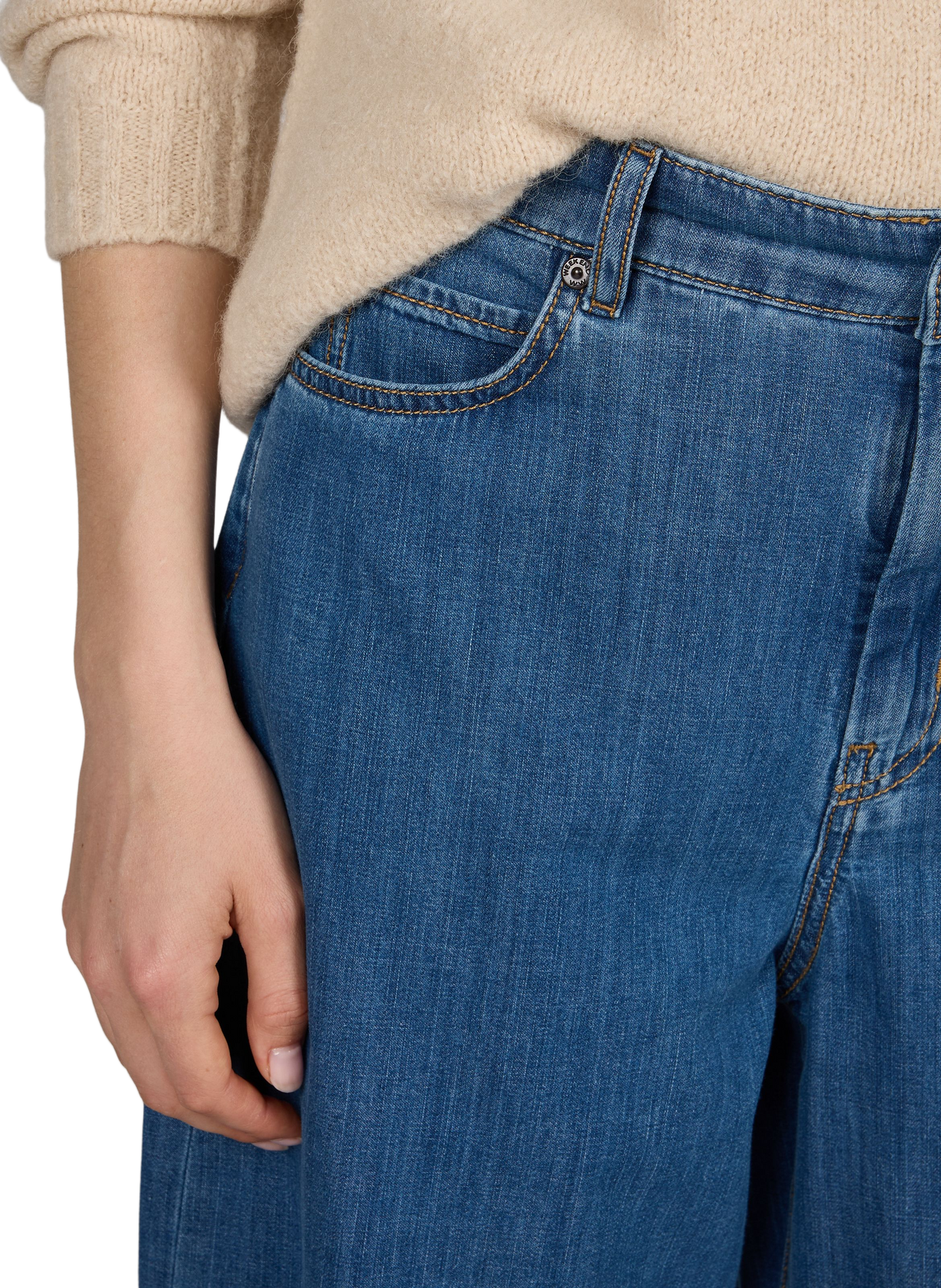 Flared cotton jeans  MAX MARA WEEK END Blue