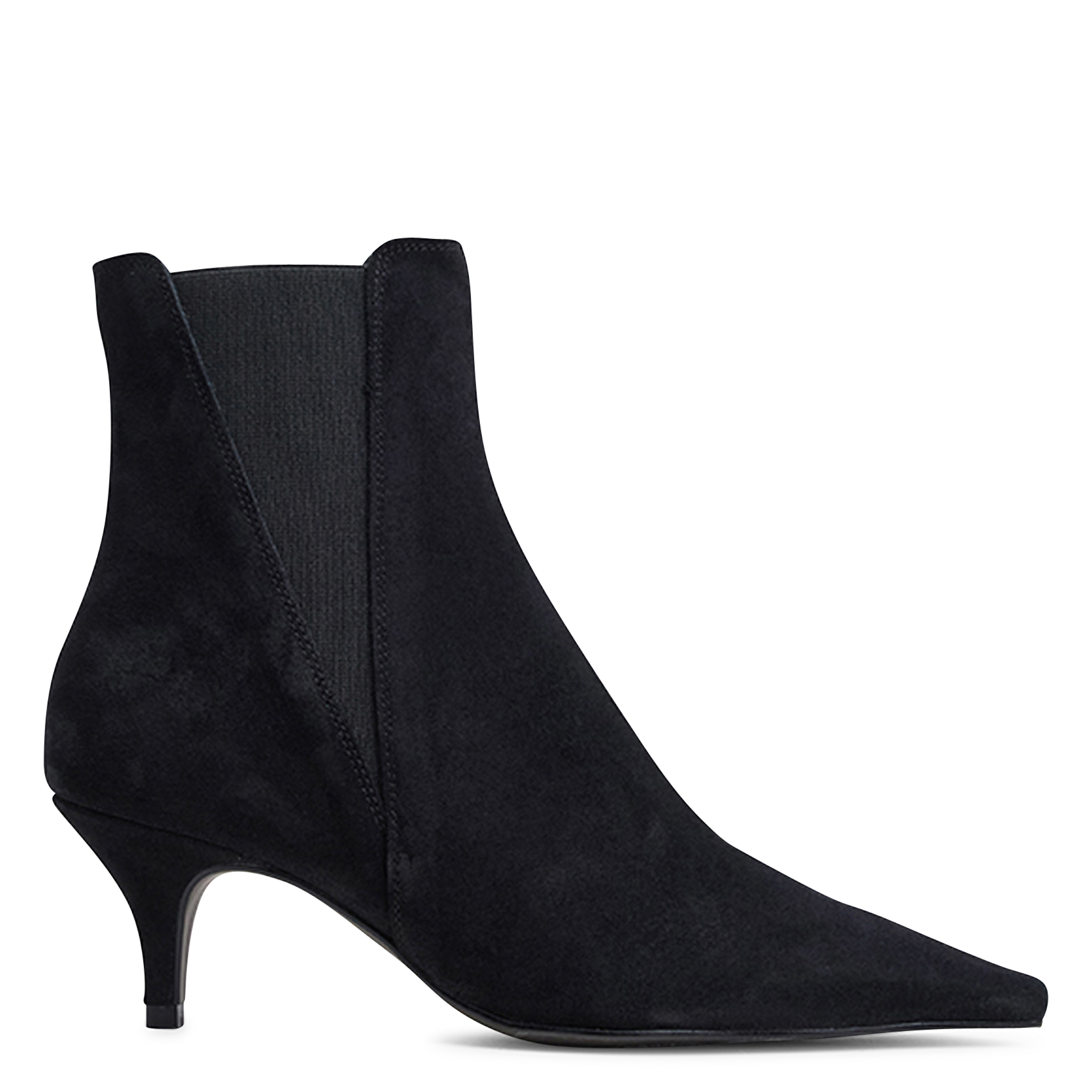 Bottines en cuir velours borgia JONAK Noir