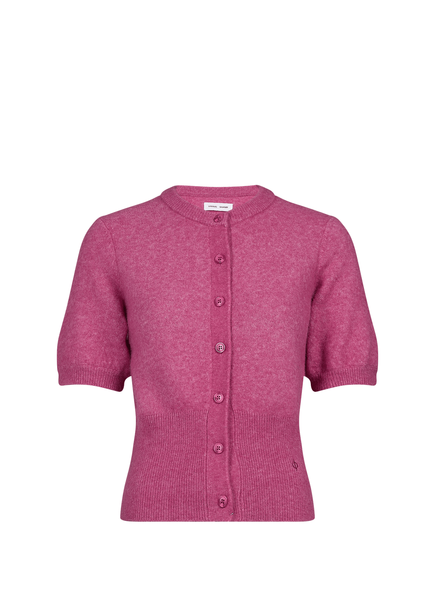 Pull court en alpage et laine mélangés SAMSOE SAMSOE Rose