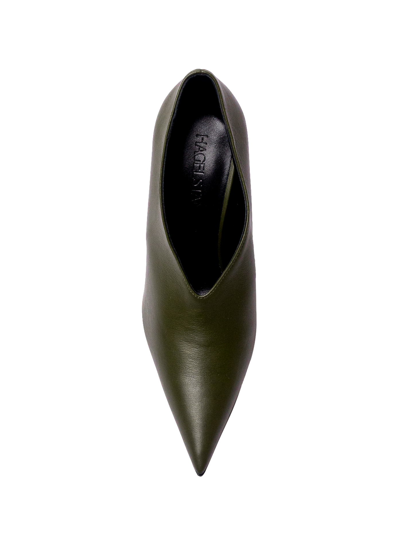 Escarpins Jet 105 en cuir HAGELSTAM Vert